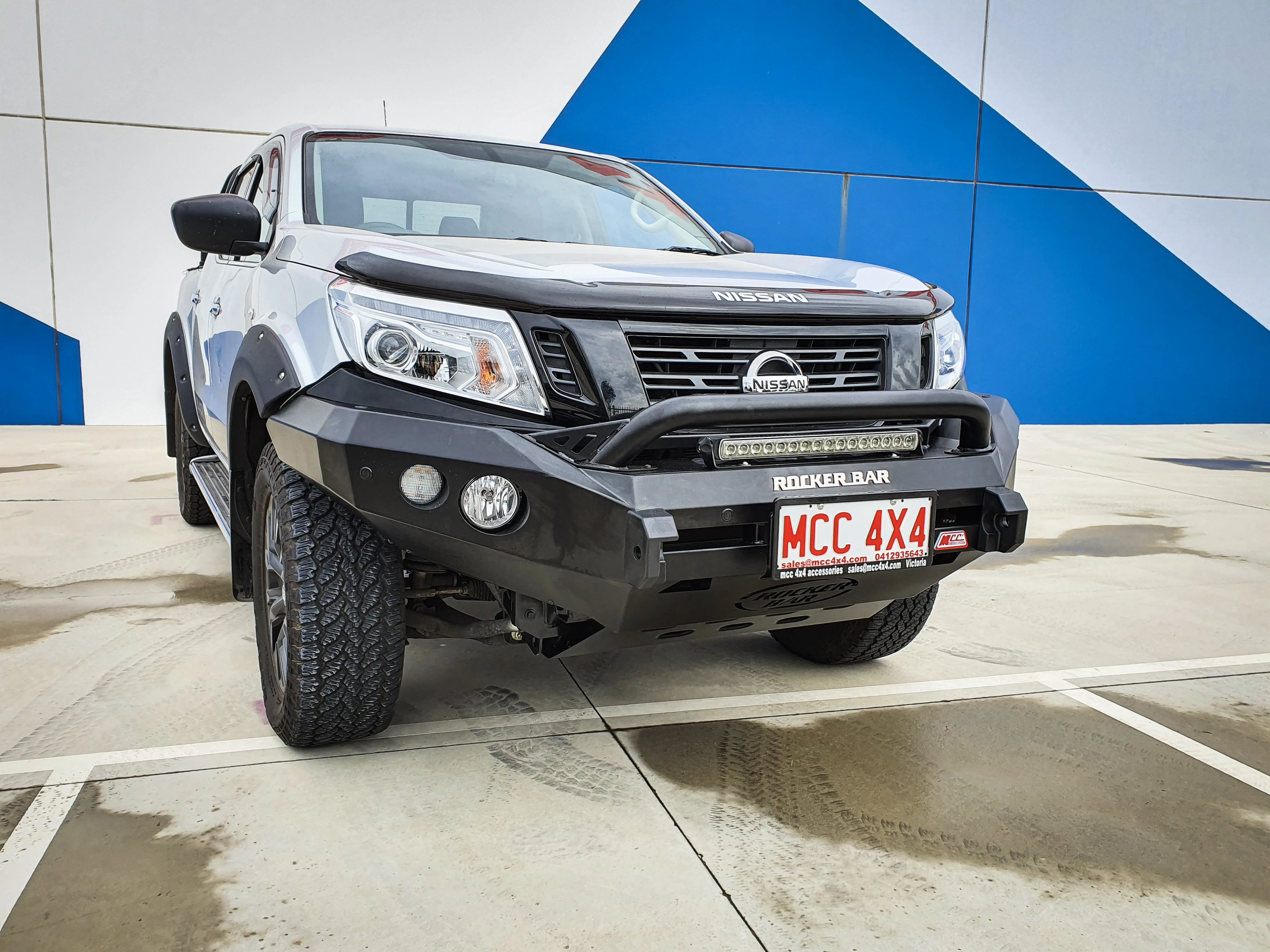 Navara NP300 2015-2020 078-01SQL Rocker Bull Bar Single Low Loop Package - SKU MCC-03013-7801SQL - Image 4