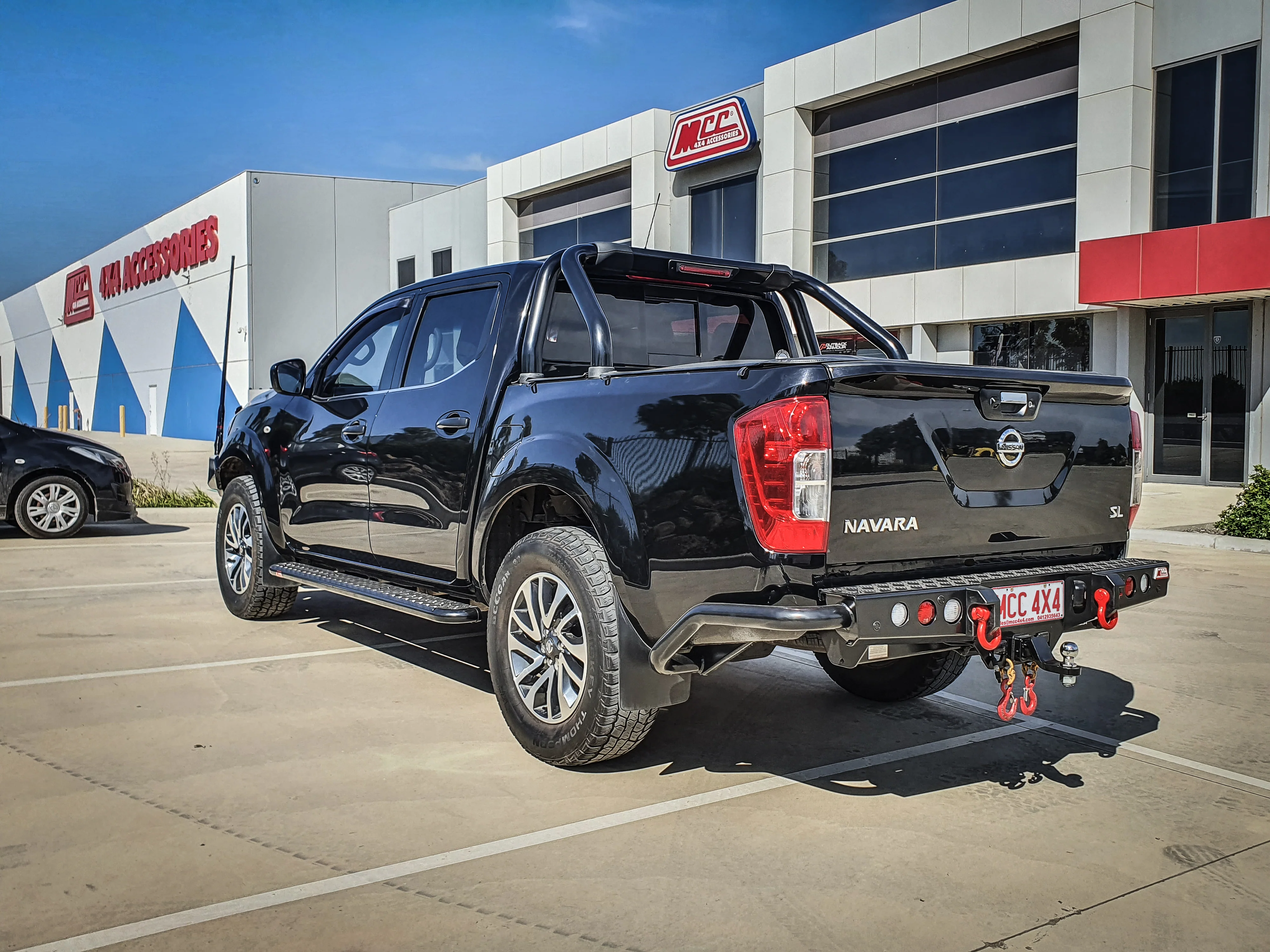 Navara NP300 2015-Present 309BSBK All Black Side Step Package - SKU MCC-03013-309BSBK - Image 3