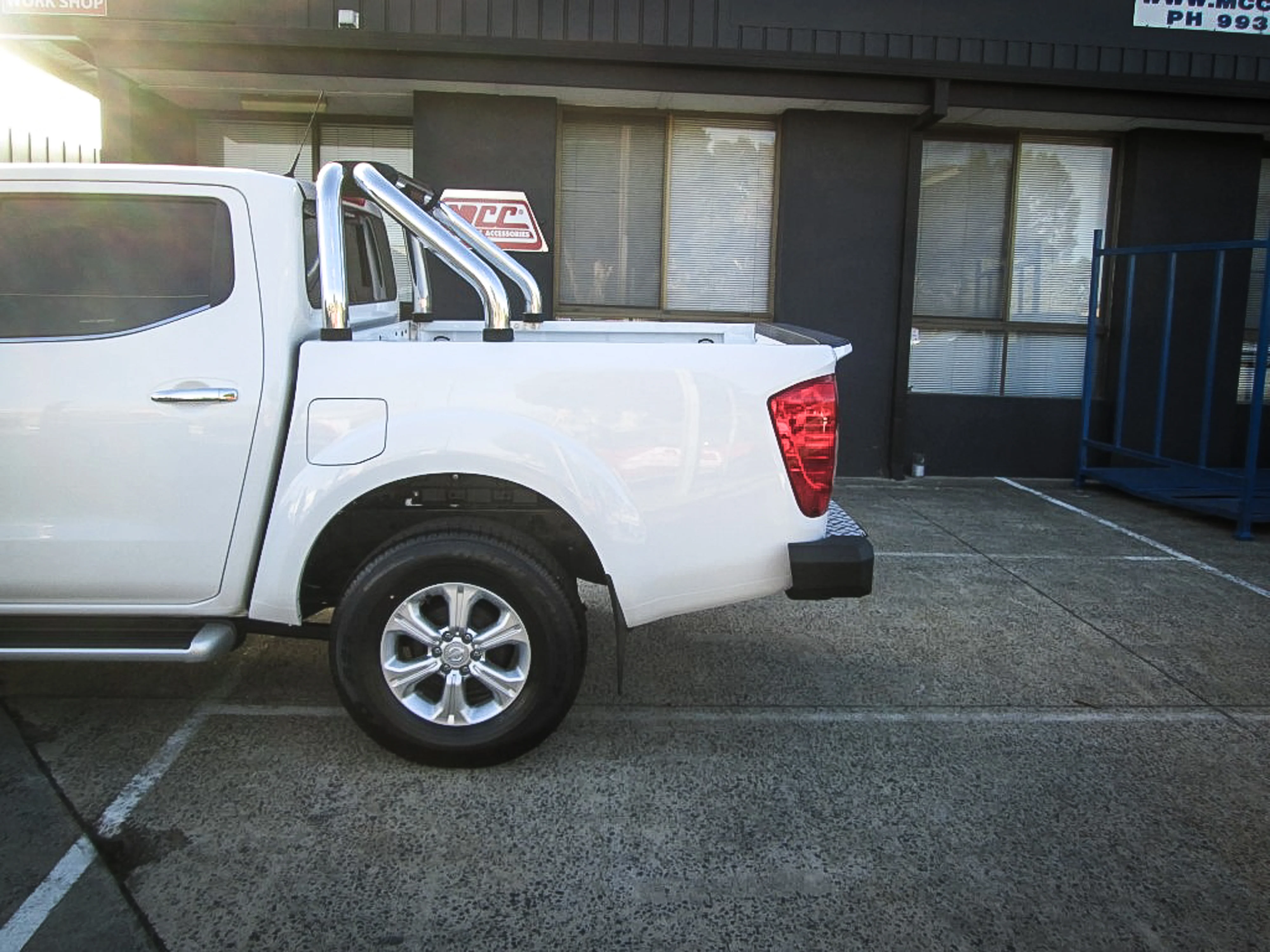 Navara NP300 2015-Present 022-01 Rocker Rear Bar Package (Non Radar Compatible) - SKU MCC-03013-201 - Image 4