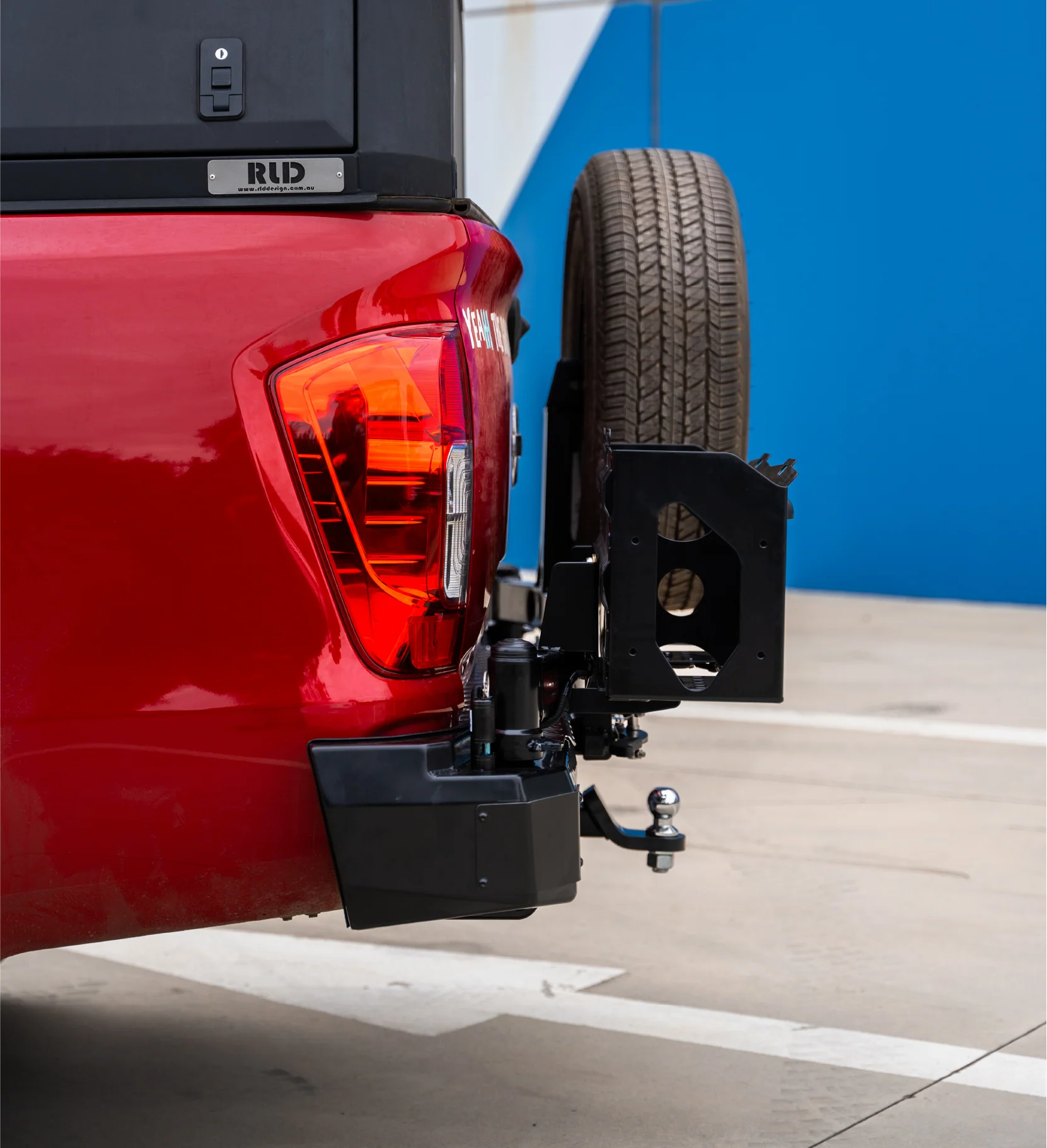 Navara NP300 2015-Present 022-02 Rear Wheel Carrier Double Jerry Can Holder Package (Non Radar Compatible) - SKU MCC-03013-202PK3 - Image 5