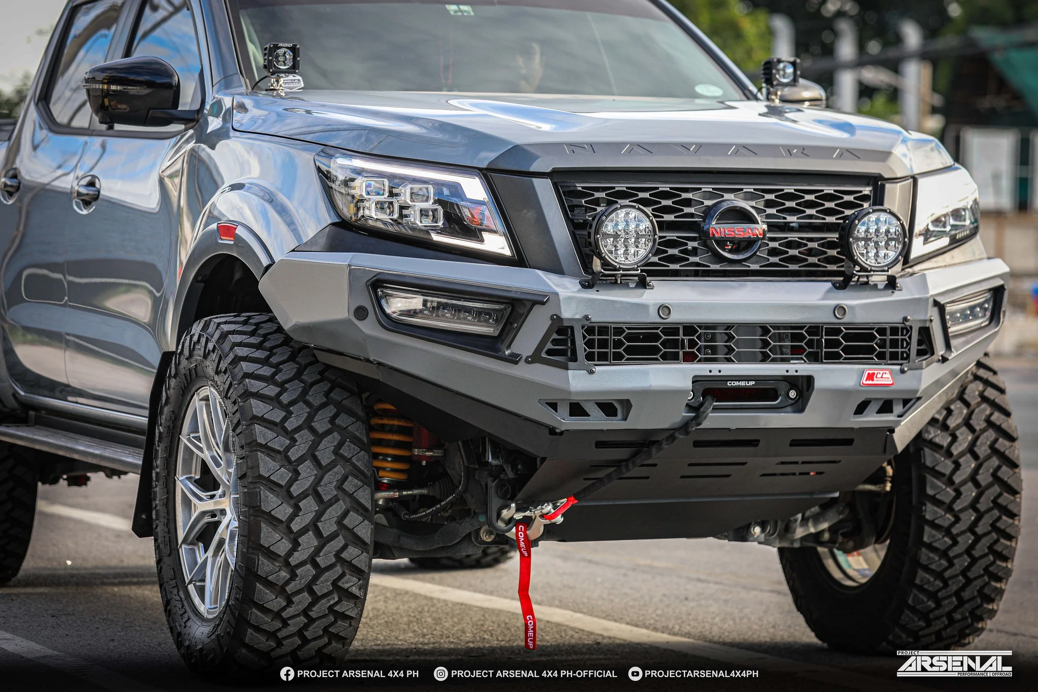 Navara Np300 2021-Present - 909-01 Alloy Pegasus Bull Bar Bumper Replacement Package  IEB Compatible (Intelligent Emergency Braking) - SKU MCC-03014-901 - Image 4
