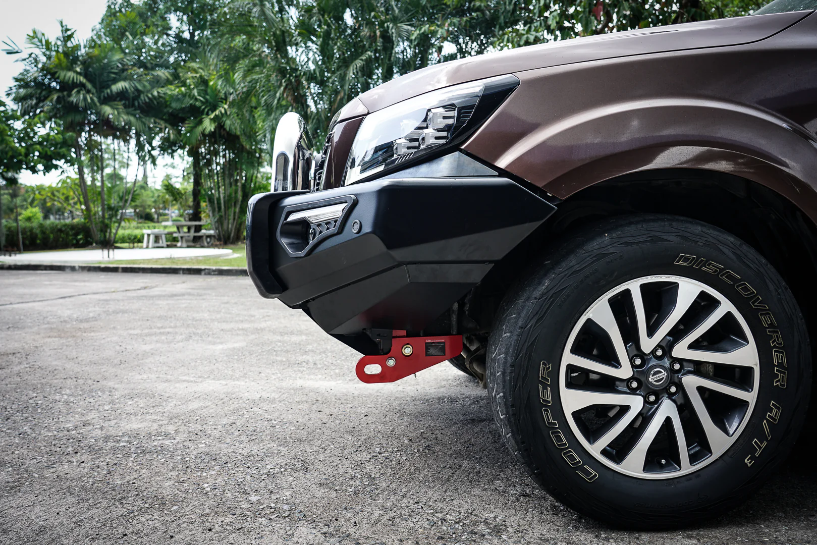 Navara Np300 2021-Present - 808-01 Phoenix Bull Bar Single Stainless Loop Package IEB Compatible (Intelligent Emergency Braking) - SKU MCC-03014-801SSL - Image 6