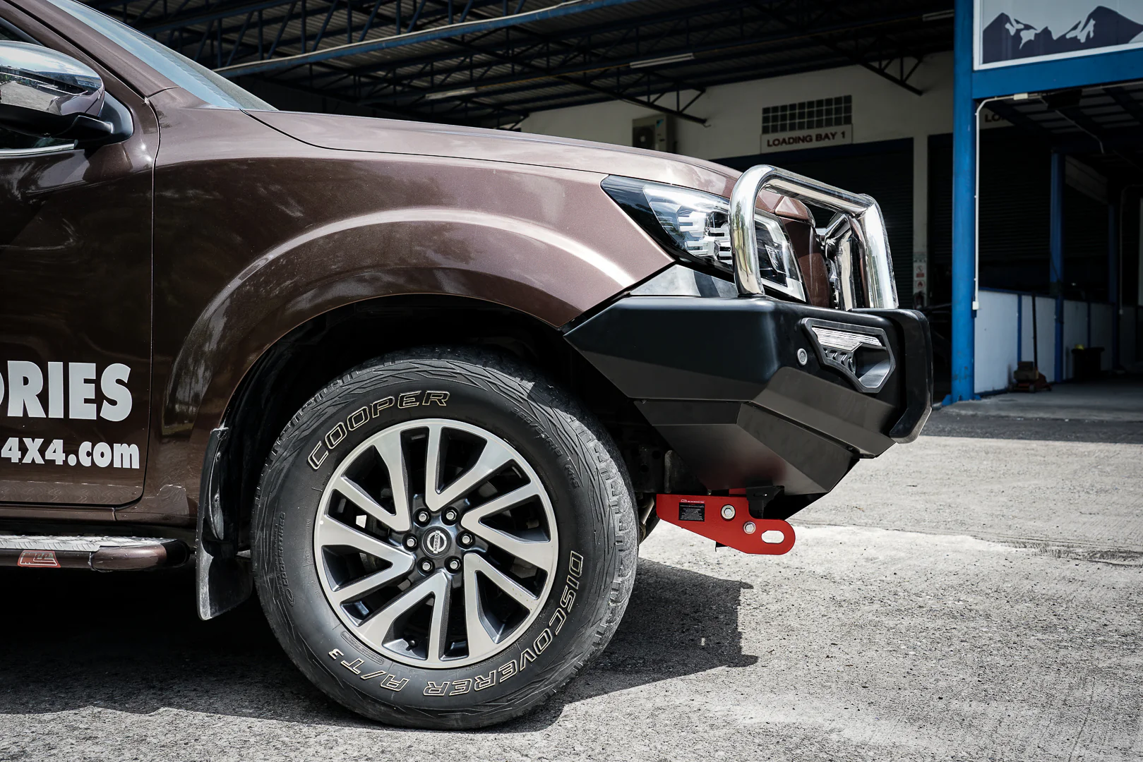 Navara Np300 2021-Present - 808-01 Phoenix Bull Bar Triple Stainless Loops Package IEB Compatible (Intelligent Emergency Braking) - SKU MCC-03014-801 - Image 6