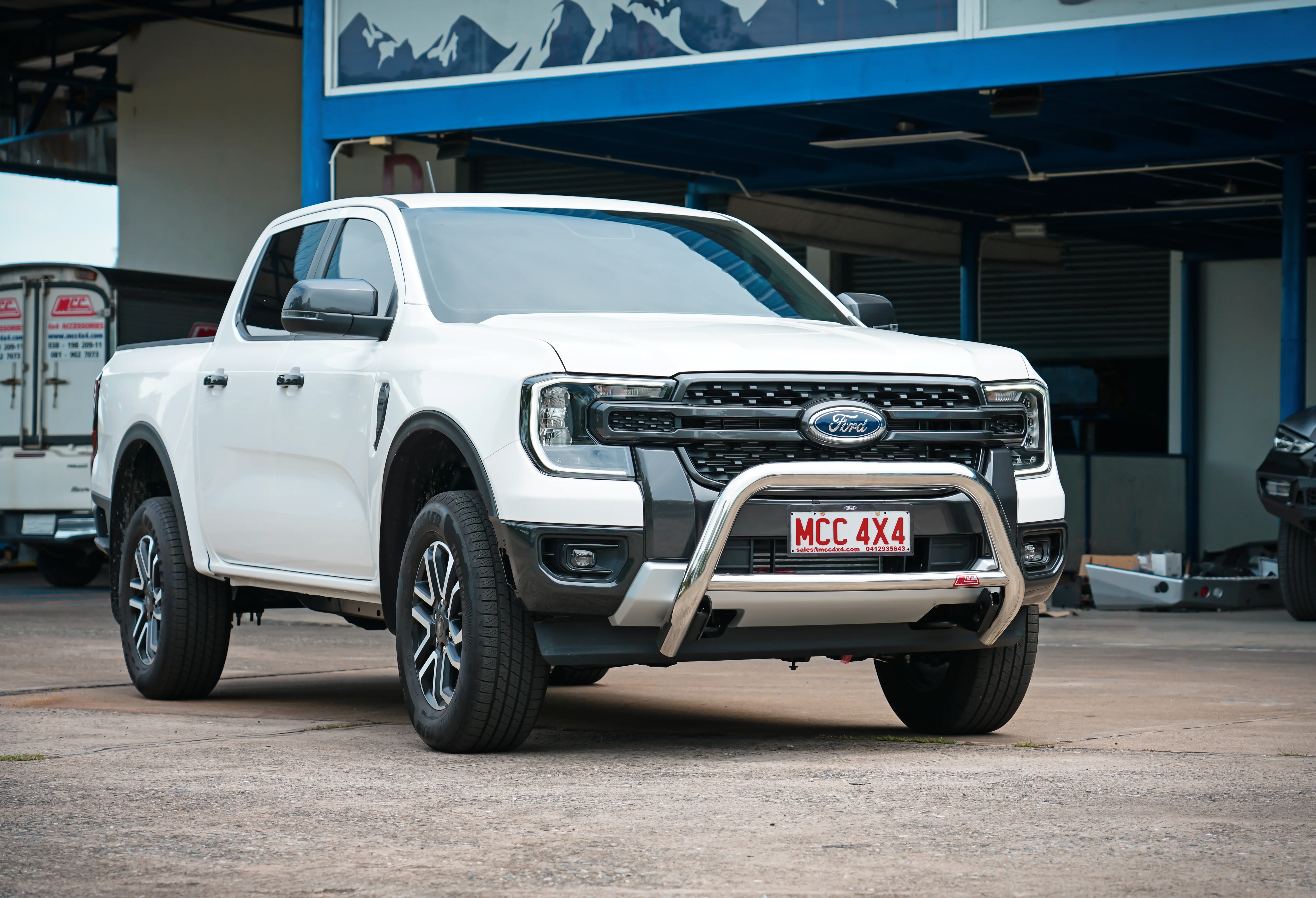 Next-Gen Ranger/Everest 2022-On - 009 Low Nudge Bar Package - SKU MCC-05010-009L - Image 2