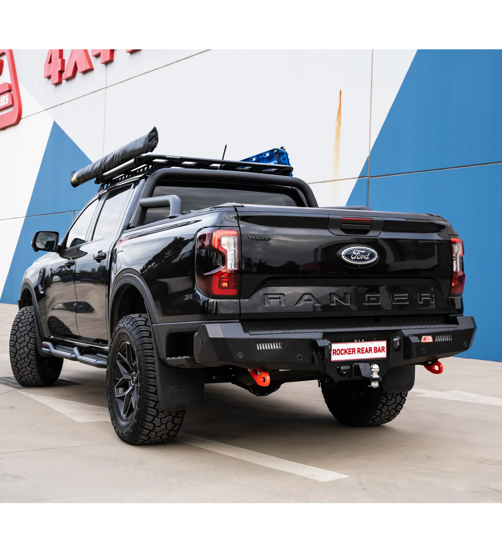 New Ranger 2022-On - 022-01 Rocker Rear Bar Package - SKU MCC-05010-201 - Image 4