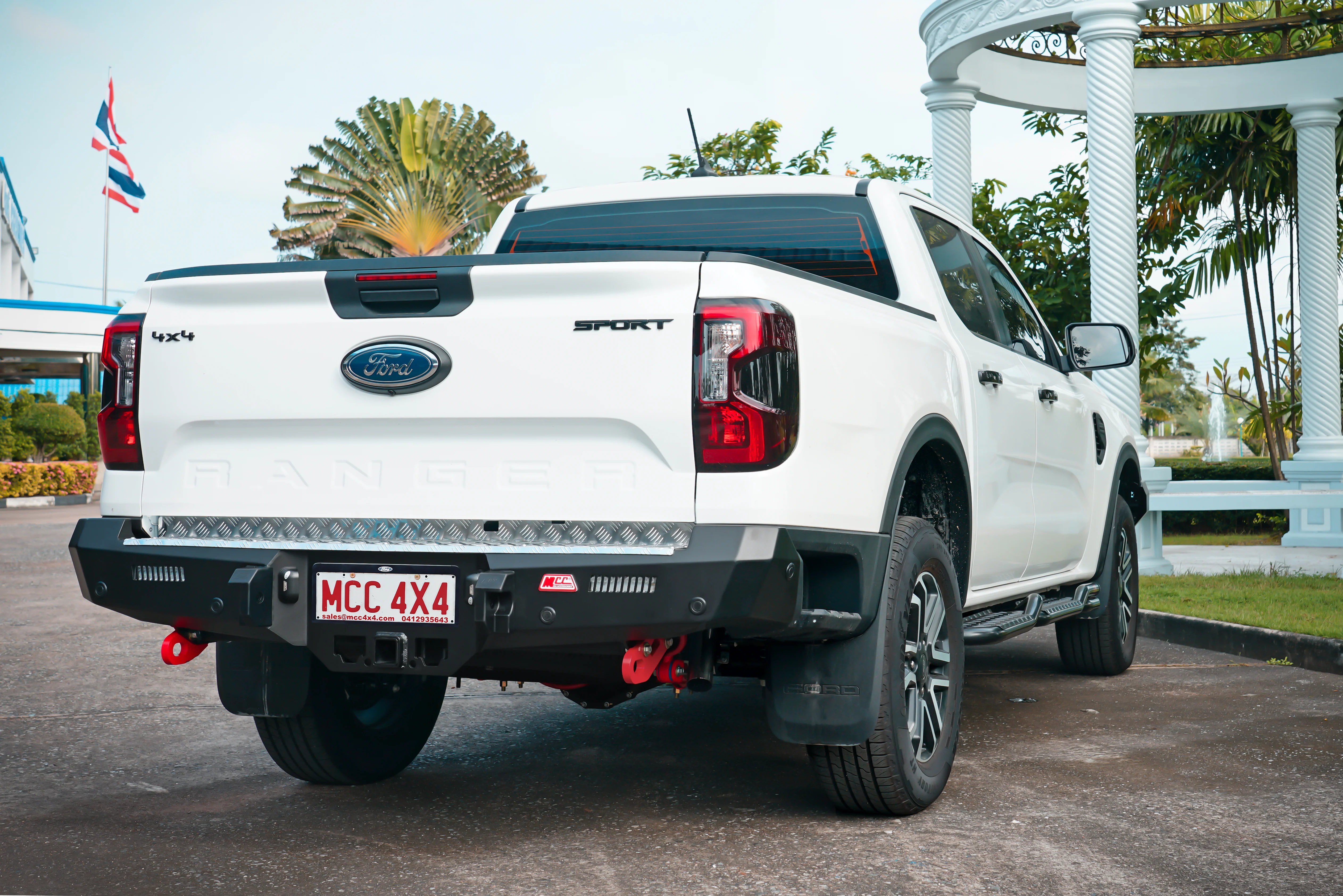 New Ranger 2022-On - 022-01 Rocker Rear Bar Package - SKU MCC-05010-201 - Image 5