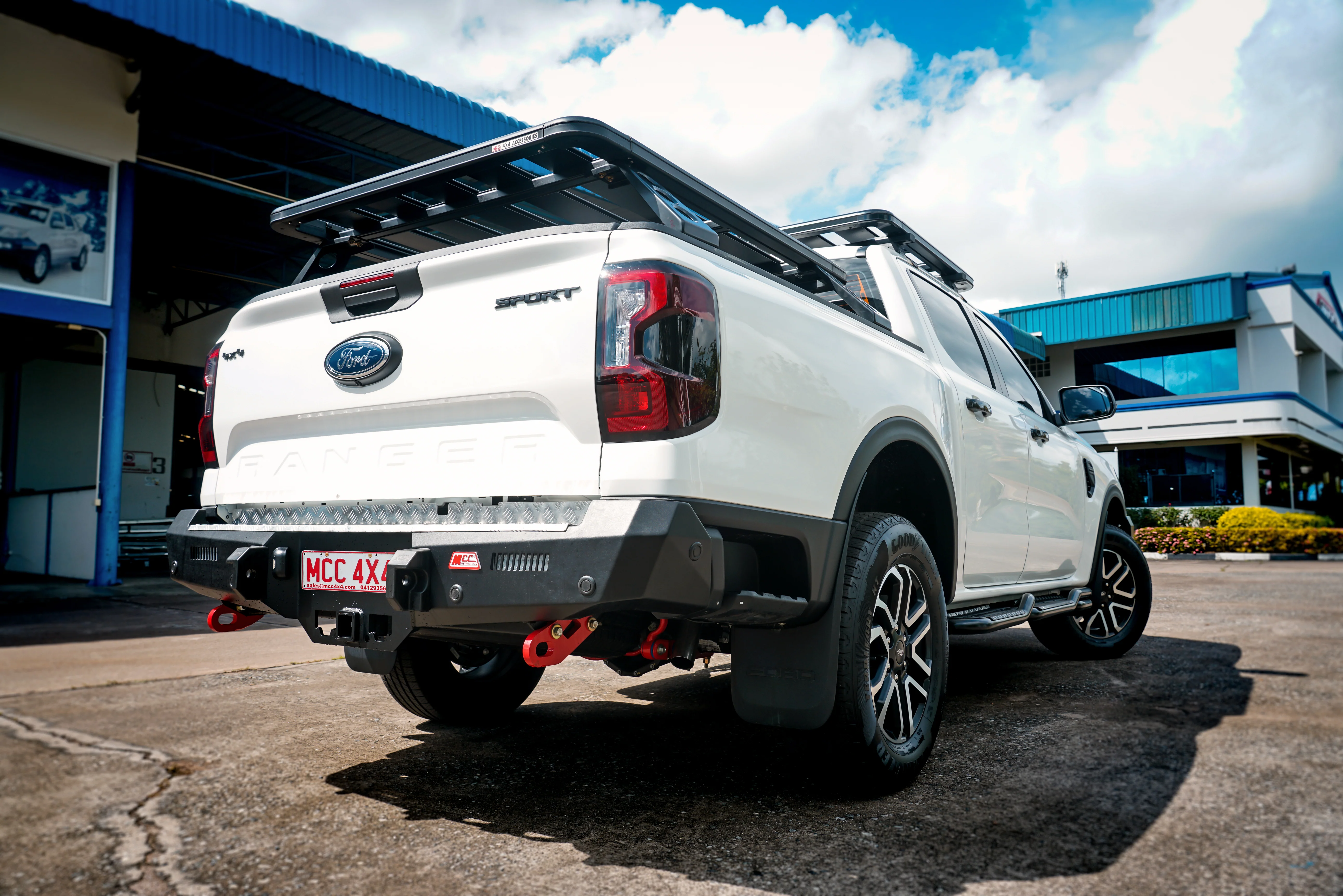 New Ranger 2022-On - 022-01 Rocker Rear Bar Package - SKU MCC-05010-201 - Image 9
