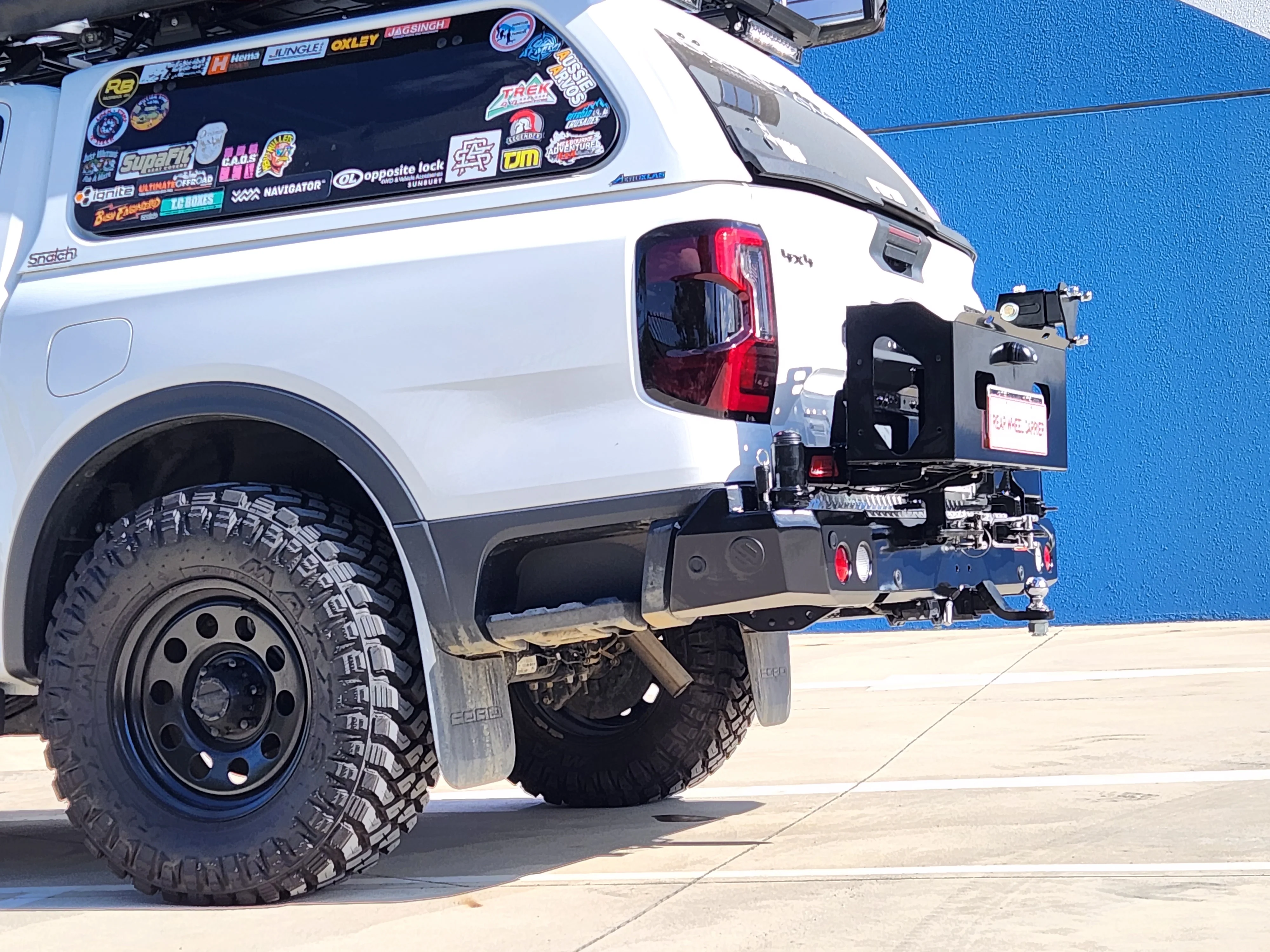 New Ranger 2022-On - 022-02 Rear Wheel Carrier Double Jerry Can Holder Package - SKU MCC-05010-202PK3 - Image 10