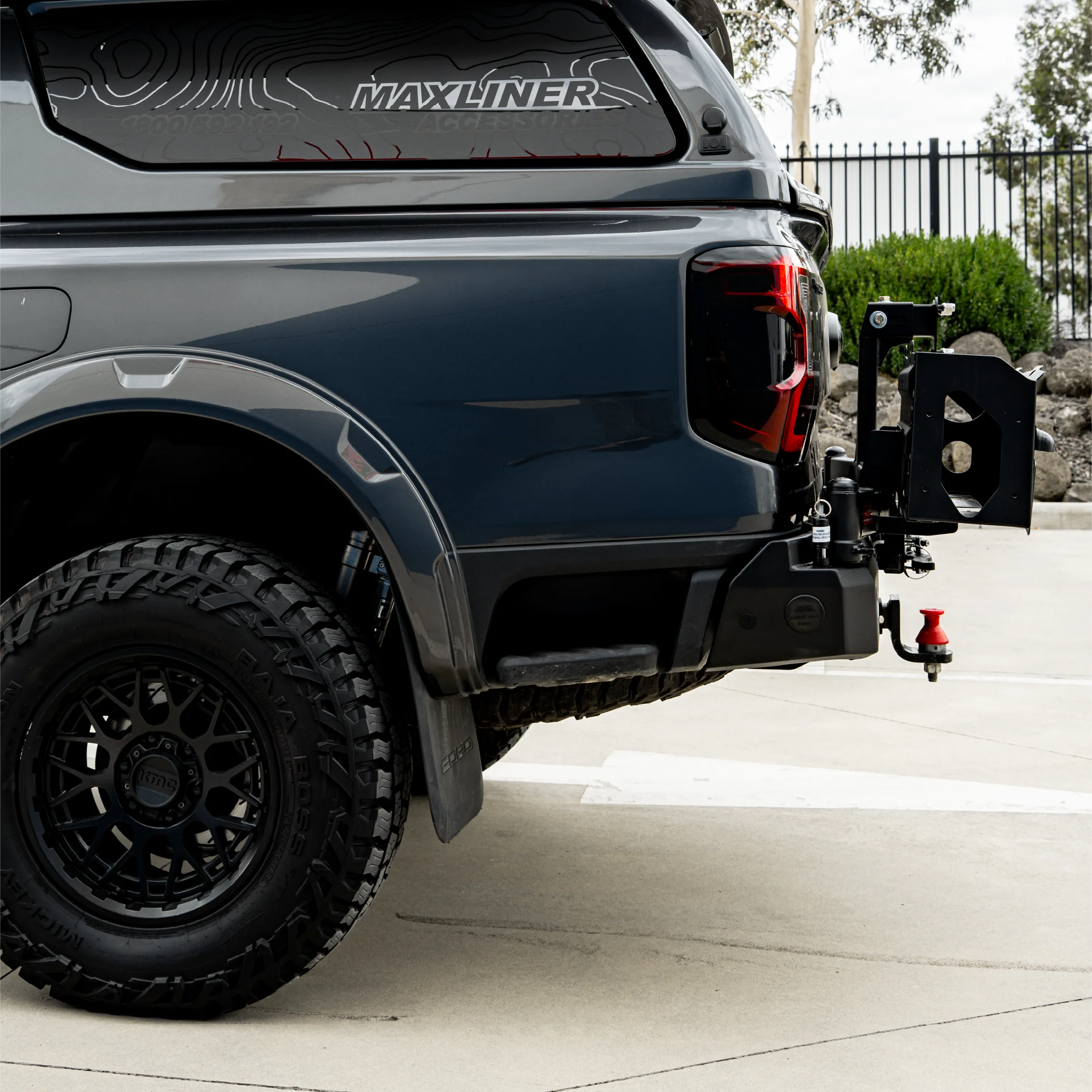 New Ranger 2022-On - 022-02 Rear Wheel Carrier Double Jerry Can Holder Package - SKU MCC-05010-202PK3 - Image 6