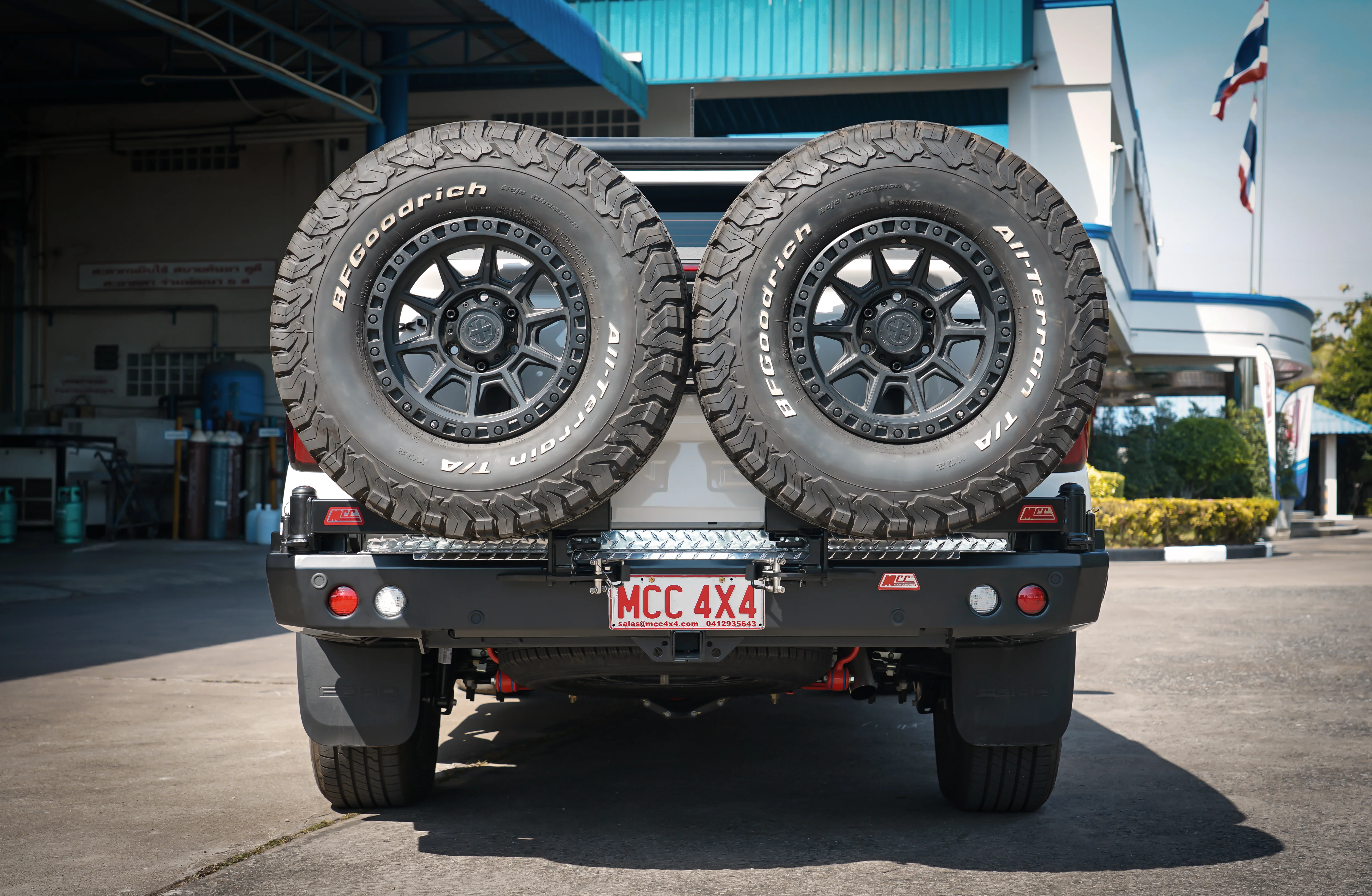 New Ranger 2022-On - 022-02 Rear Wheel Carrier Dual Wheels Carrier Package - SKU MCC-05010-202PK1 - Image 3