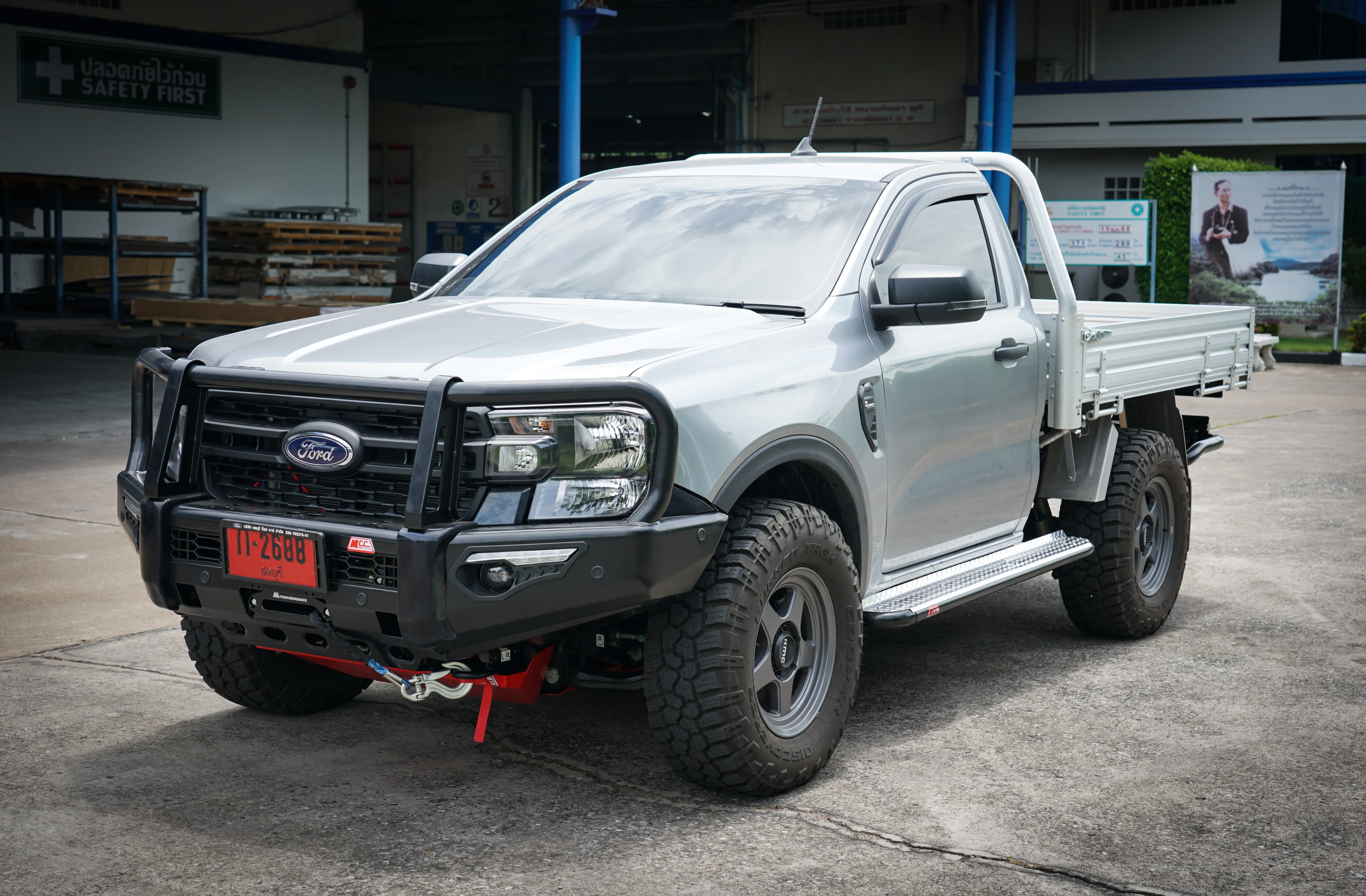 New Ranger 2022-On - 309BS Side Step Package (Chrome Step Plate) - SKU MCC-05010-309BS - Image 3