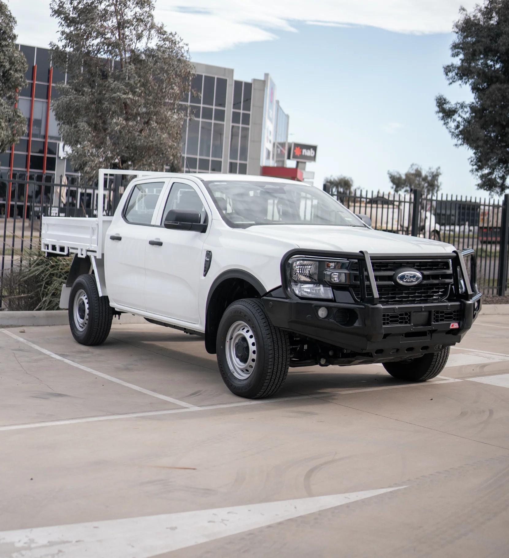 Next-Gen Ranger/Everest 2022-On - 707-02 Falcon Bull Bar Black A-Frame Package (No Foglight) - SKU MCC-05010-702UP - Image 2