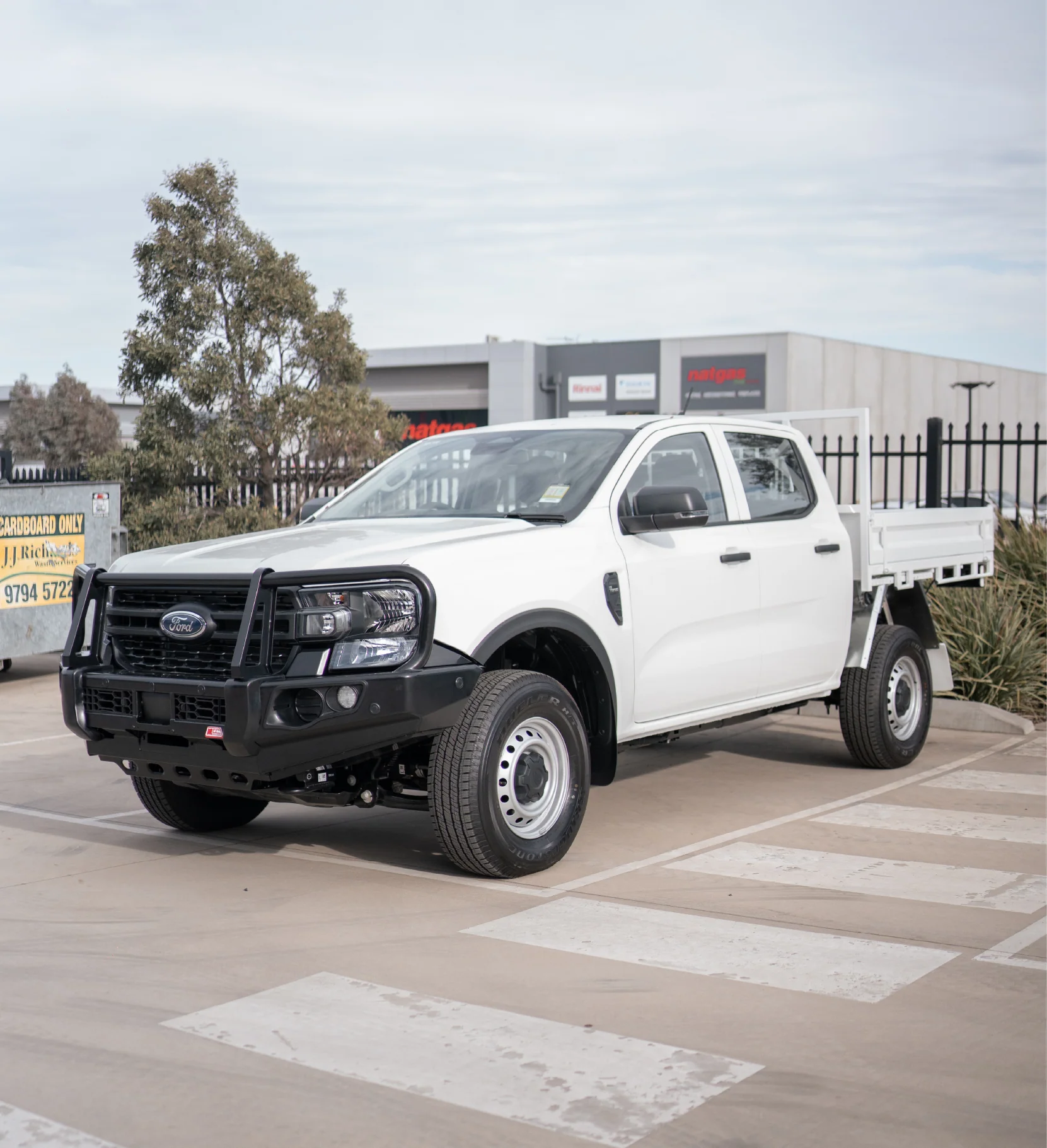 Next-Gen Ranger/Everest 2022-On - 707-02 Falcon Bull Bar Black A-Frame Package (No Foglight) - SKU MCC-05010-702UP - Image 3
