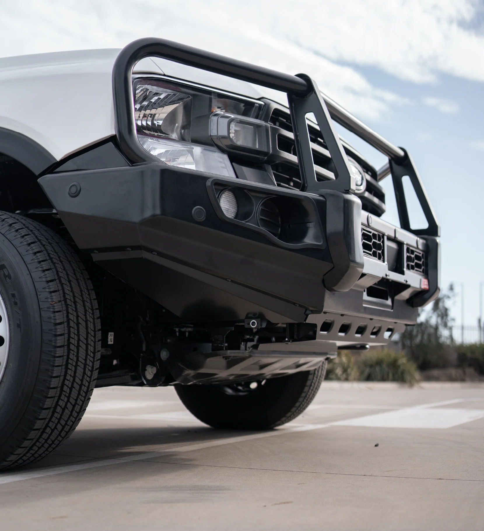 Next-Gen Ranger/Everest 2022-On - 707-02 Falcon Bull Bar Black A-Frame Package (No Foglight) - SKU MCC-05010-702UP - Image 5