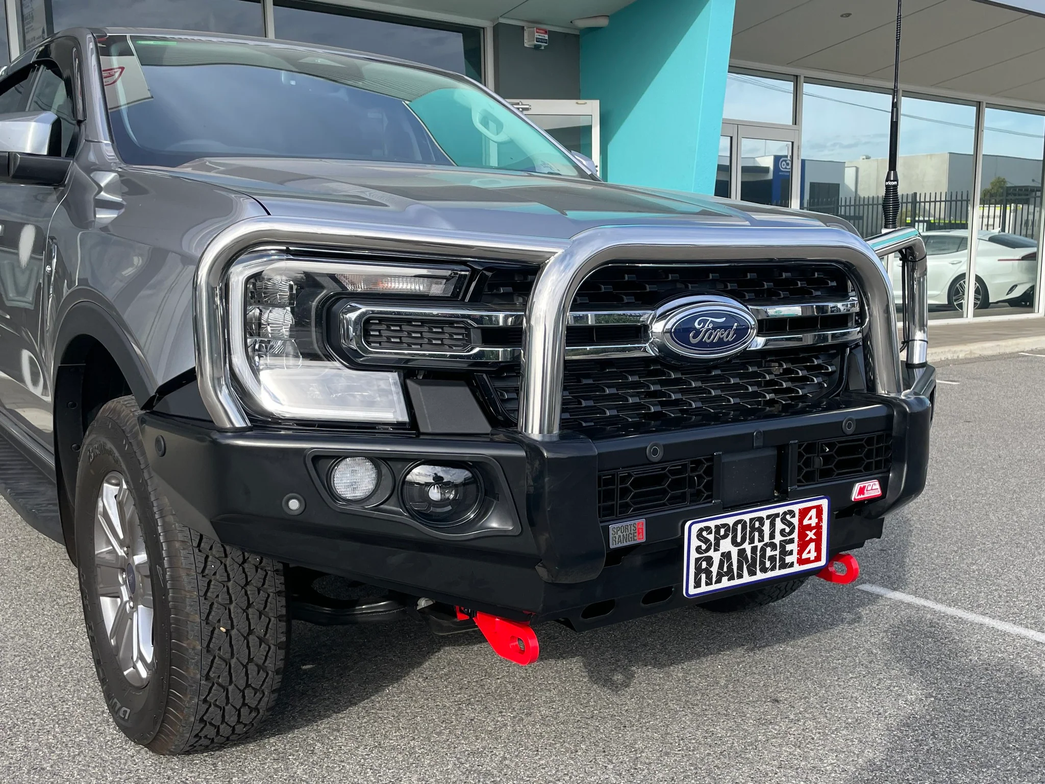 Next-Gen Ranger/Everest 2022-On - 808-01 Phoenix Bull Bar Triple Stainless Loops Package - SKU MCC-05010-801 - Image 3