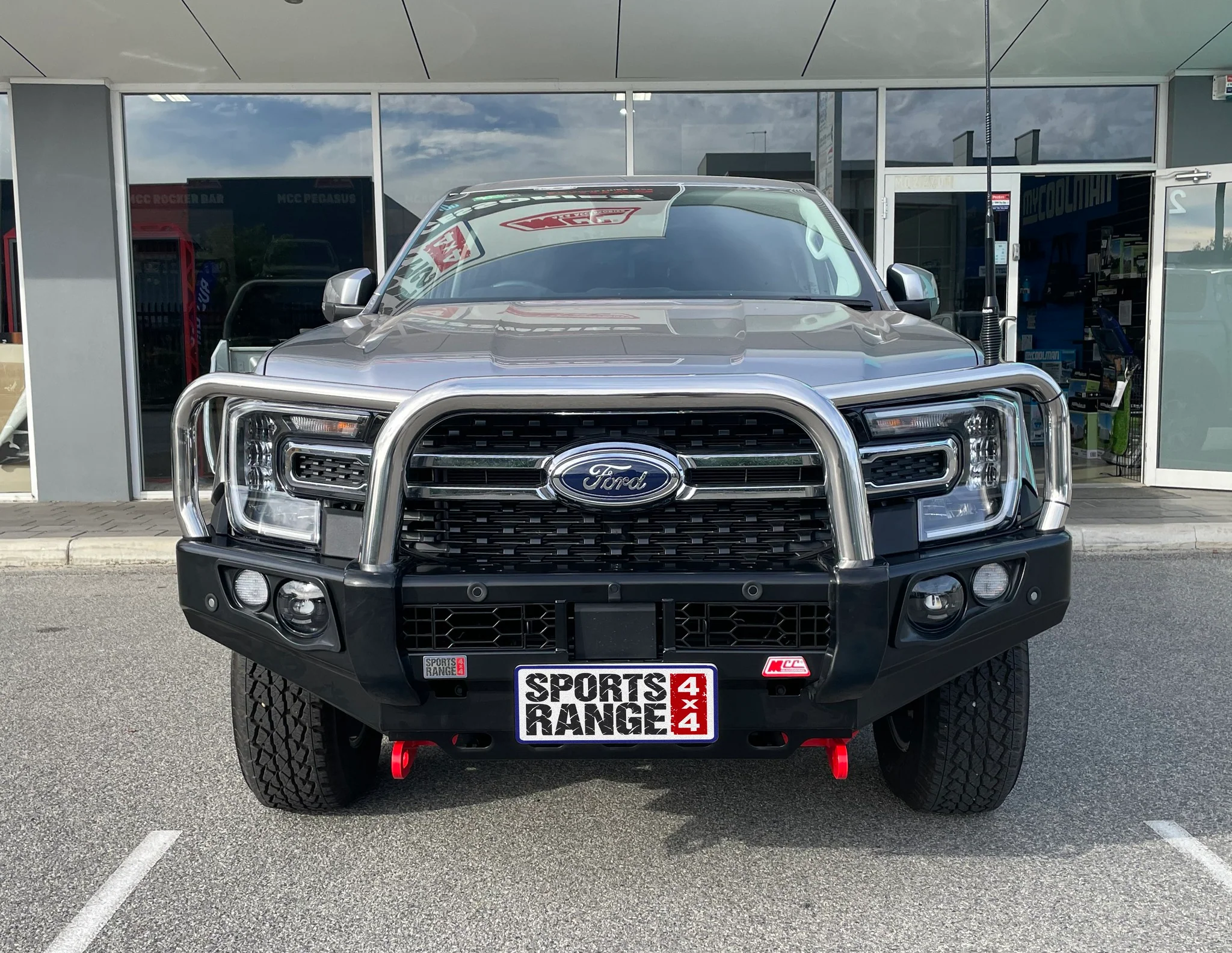 Next-Gen Ranger/Everest 2022-On - 808-01 Phoenix Bull Bar Triple Stainless Loops Package - SKU MCC-05010-801 - Image 4