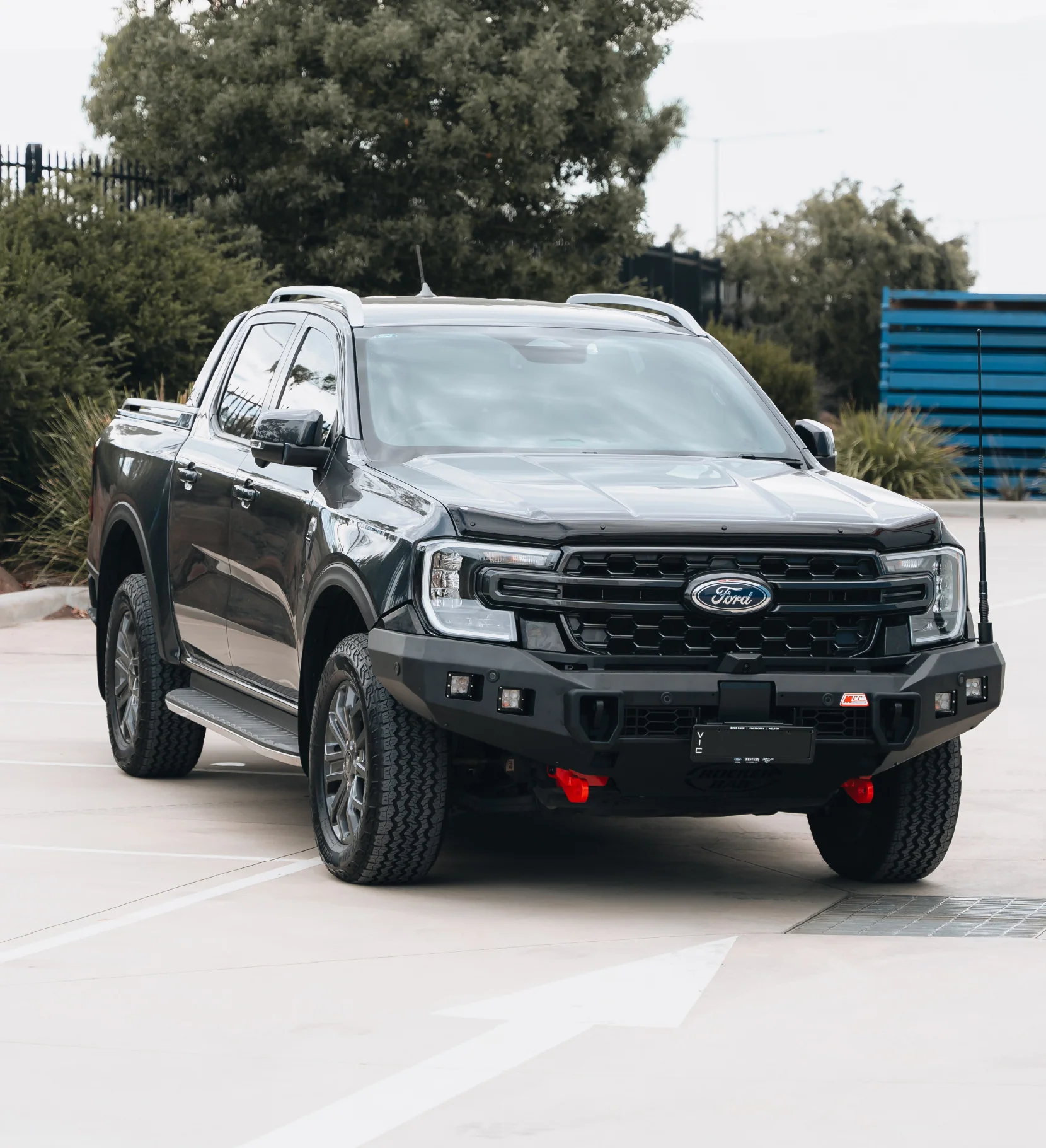 Next-Gen Ranger/Everest 2022-On - 078-01SQ Rocker Bull Bar No Loop Package - SKU MCC-05010-7801SQ - Image 2