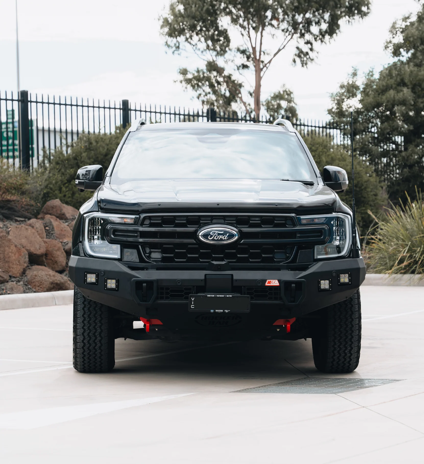 Next-Gen Ranger/Everest 2022-On - 078-01SQ Rocker Bull Bar No Loop Package - SKU MCC-05010-7801SQ - Image 3
