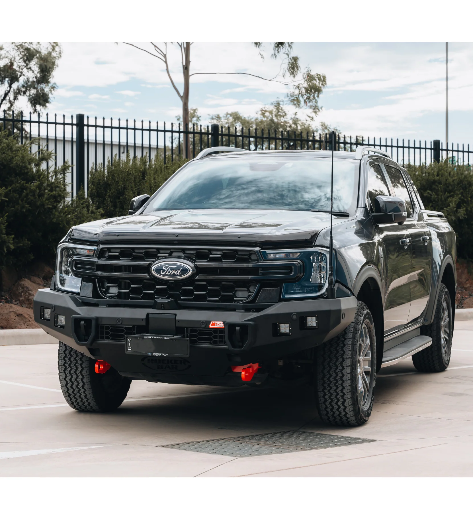 Next-Gen Ranger/Everest 2022-On - 078-01SQ Rocker Bull Bar No Loop Package - SKU MCC-05010-7801SQ - Image 4