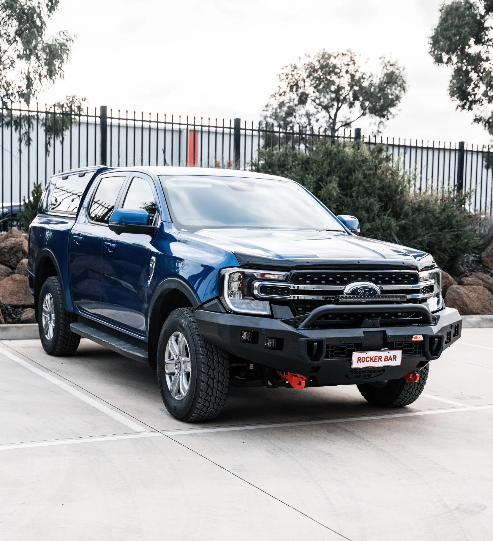 Next-Gen Ranger/Everest 2022-On - 078-01SQL Rocker Bull Bar Single Low Loop Package - SKU MCC-05010-7801SQL - Image 2