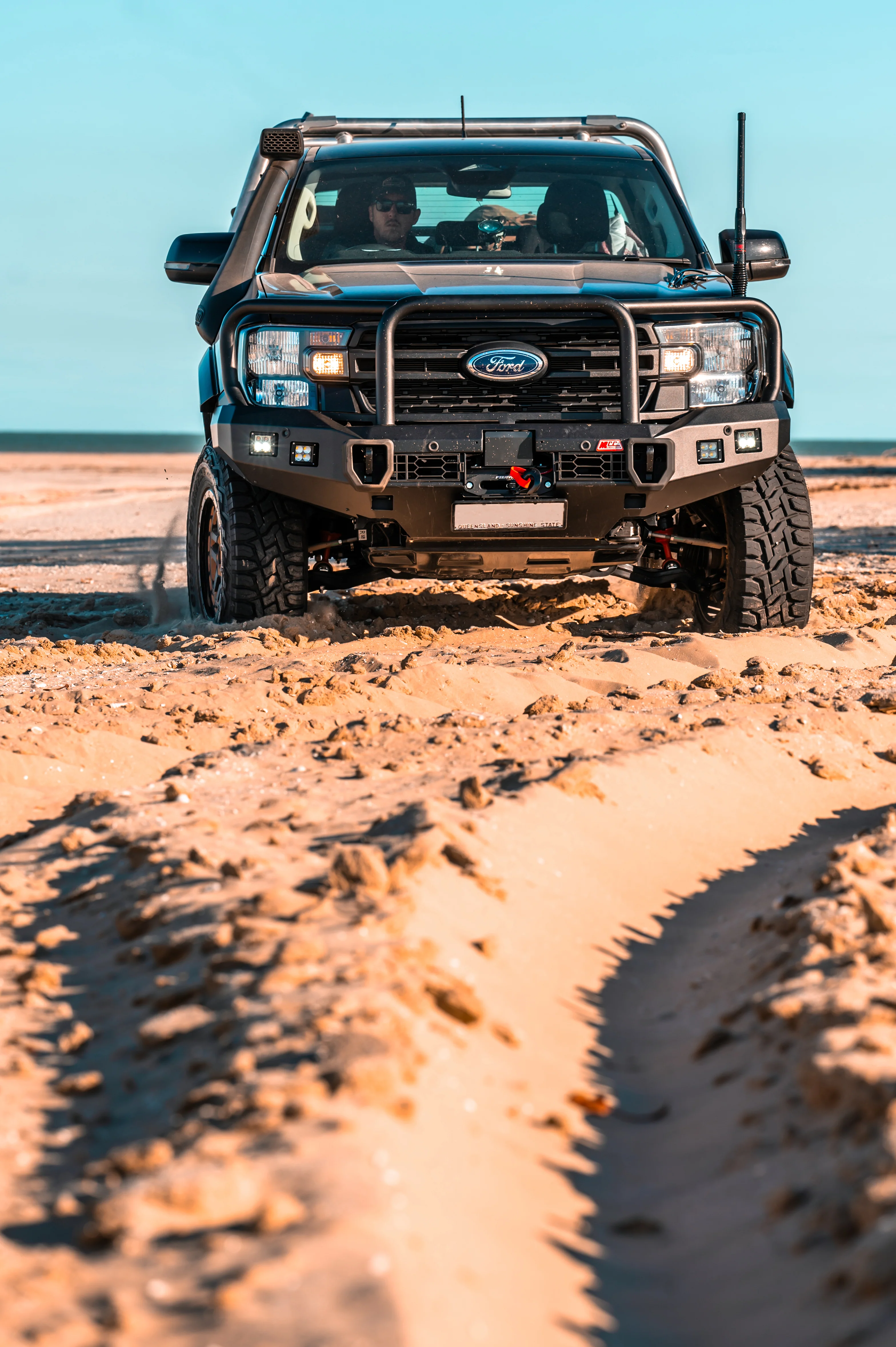 Next-Gen Ranger 2022-On - 078-02SQ Rocker Bull Bar Triple Loops Package - SKU MCC-05010-7802SQ - Image 3