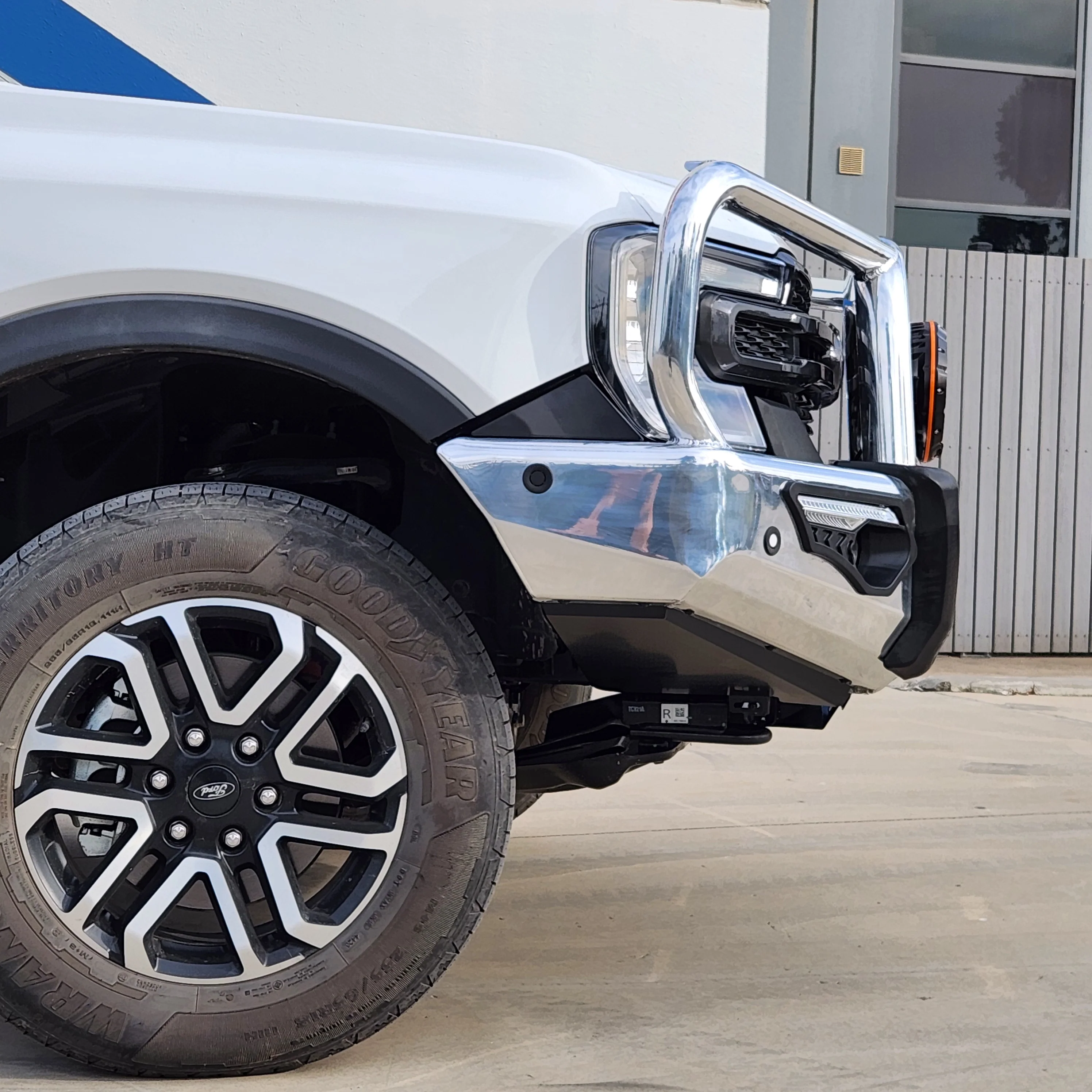 Next-Gen Ranger 2022-On - 808-01A Alloy Phoenix Bull Bar Triple Loops Package - SKU MCC-05010-801AW - Image 6