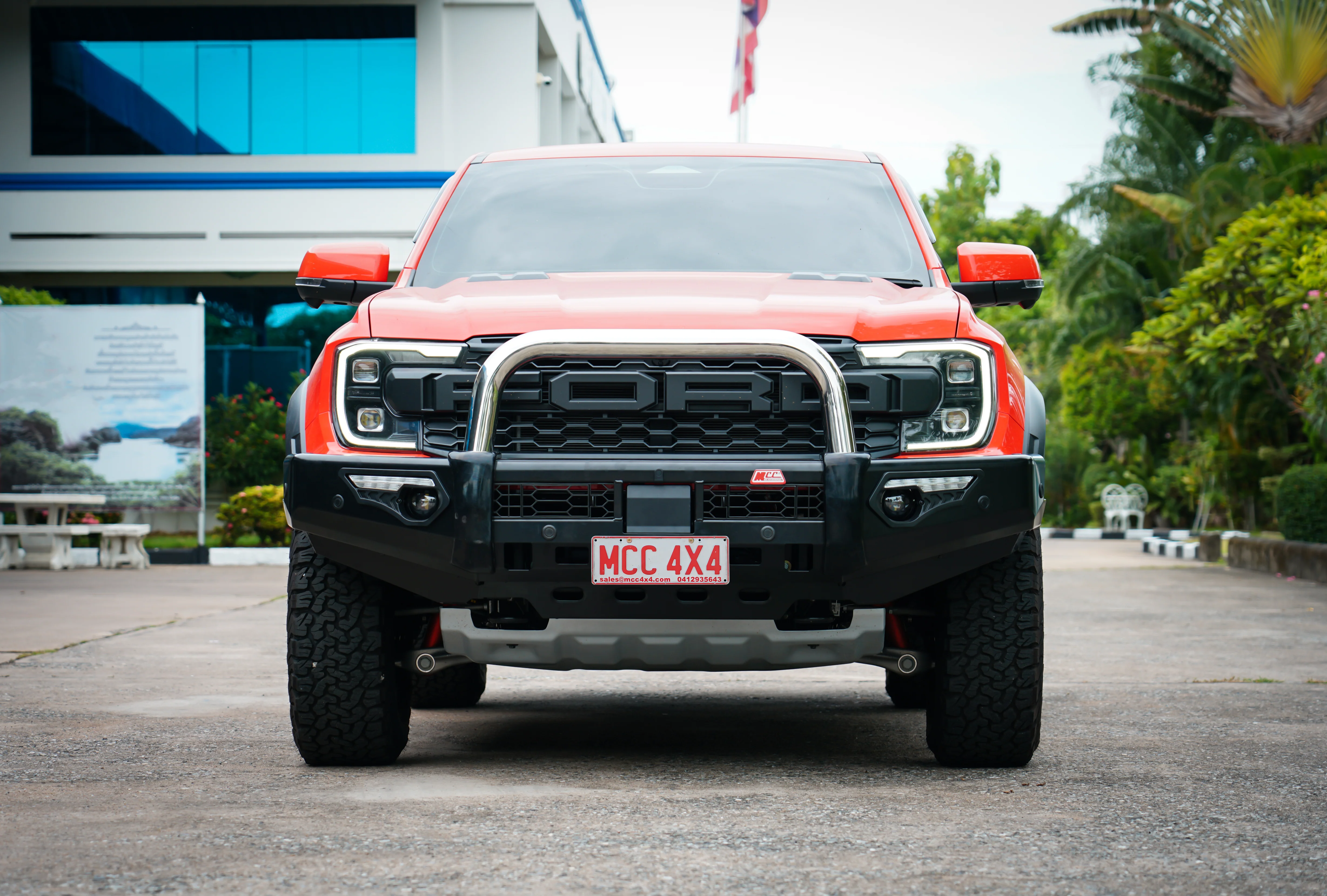 Next-Gen Ranger Raptor 2022-On - 808-01 Phoenix Bull Bar Single Stainless Loop Package - SKU MCC-05011-801SSL - Image 3