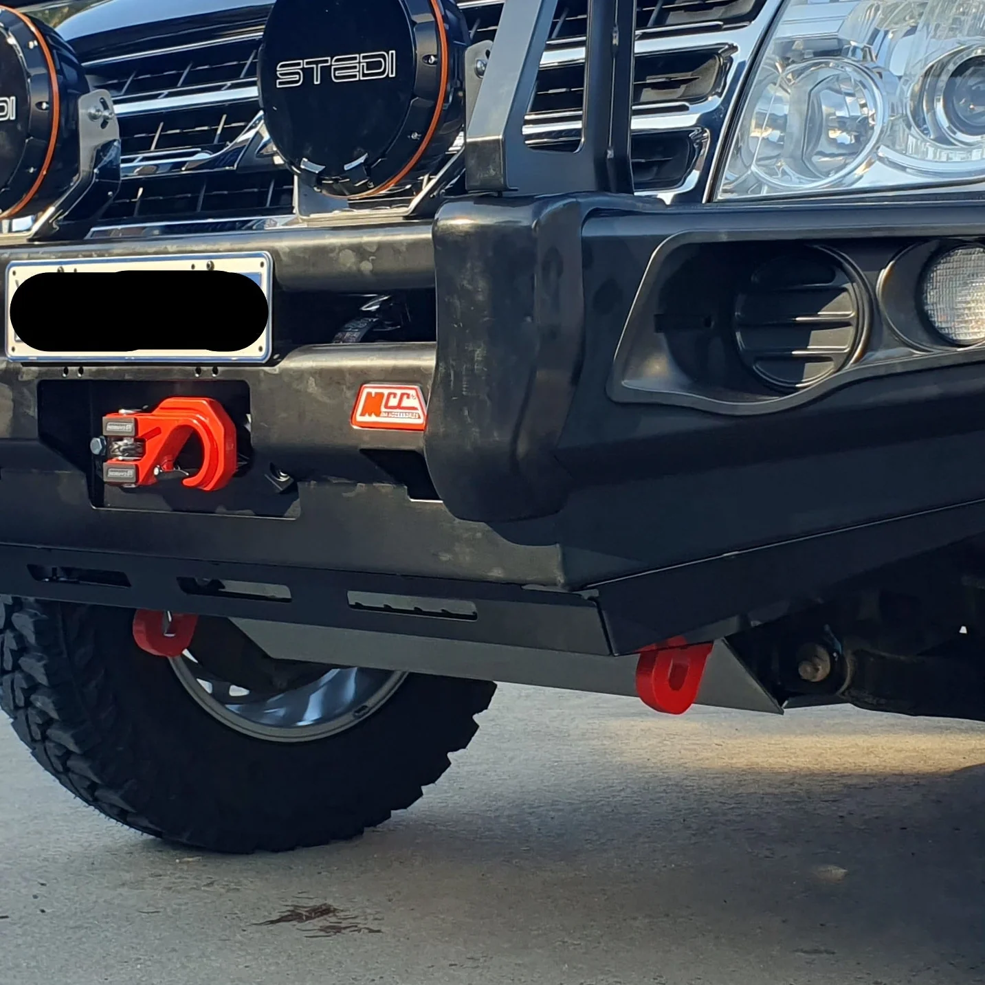Pajero NS NX NT NW 2006-2021 OE Tow Point extender (Pair) - Image 2