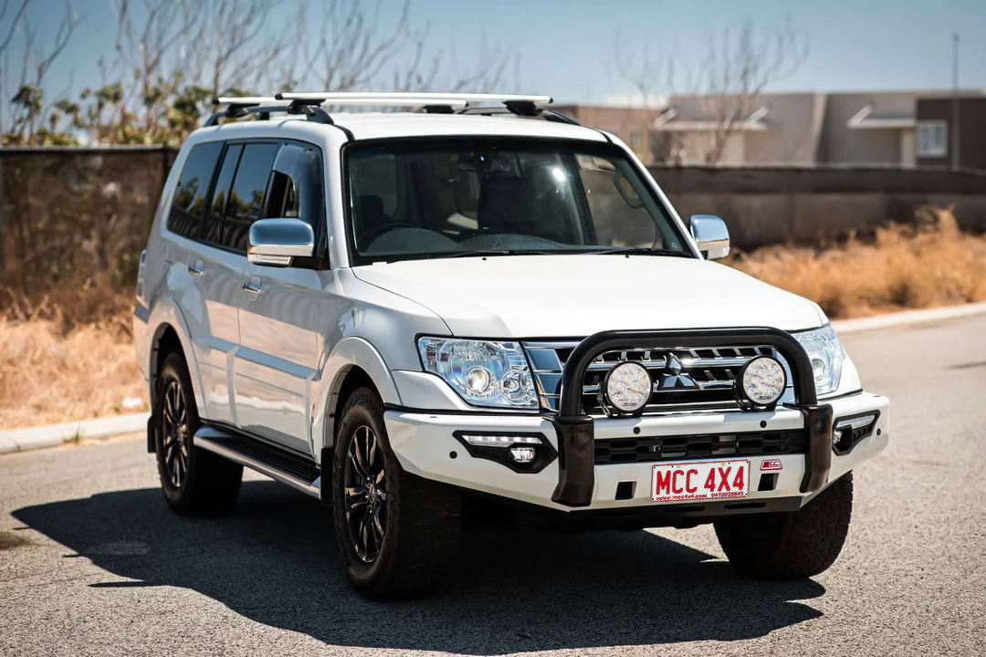 Pajero NS NX NT NW 2006-2021 808-01 Phoenix Bull Bar Single Black Loop Package - SKU MCC-02004-801SBL - Image 2