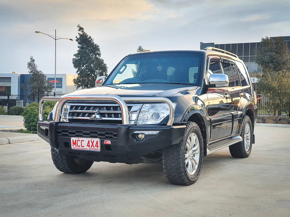 Pajero NS NX NT NW 2006-2021 808-01 Phoenix Bull Bar Triple Stainless Loops Package - SKU MCC-02004-801 - Image 2