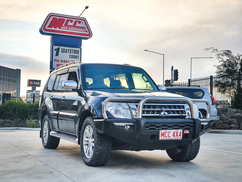 Pajero NS NX NT NW 2006-2021 808-01 Phoenix Bull Bar Triple Stainless Loops Package - SKU MCC-02004-801 - Image 3