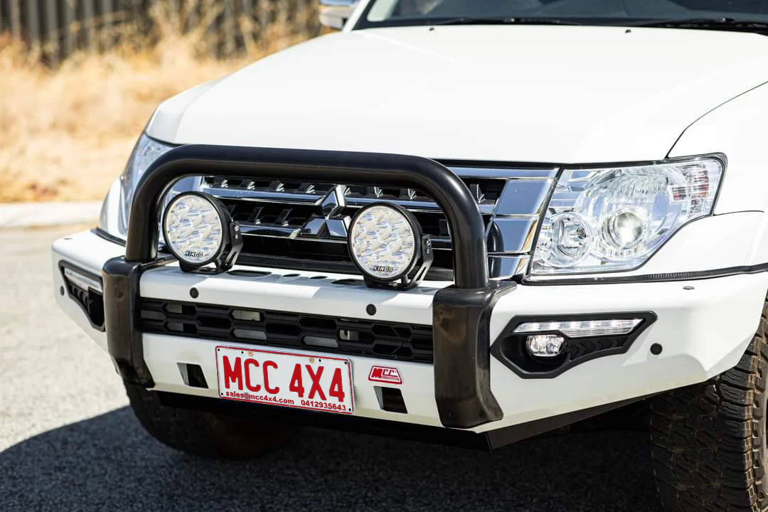 Pajero NS NX NT NW 2006-2021 808-01 Phoenix Bull Bar Single Black Loop Package - SKU MCC-02004-801SBL - Image 4