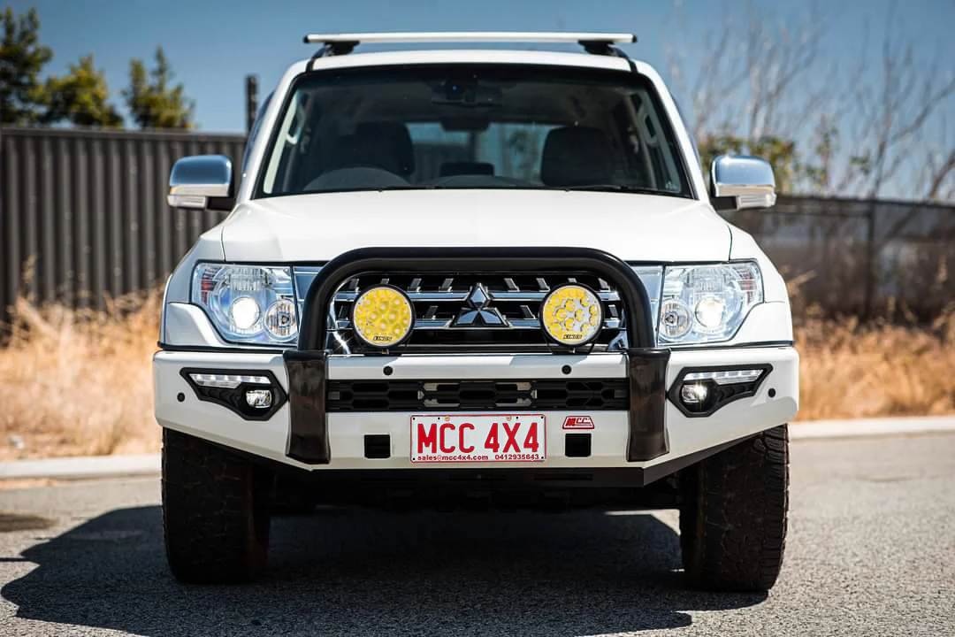 Pajero NS NX NT NW 2006-2021 808-01 Phoenix Bull Bar Single Black Loop Package - SKU MCC-02004-801SBL - Image 5