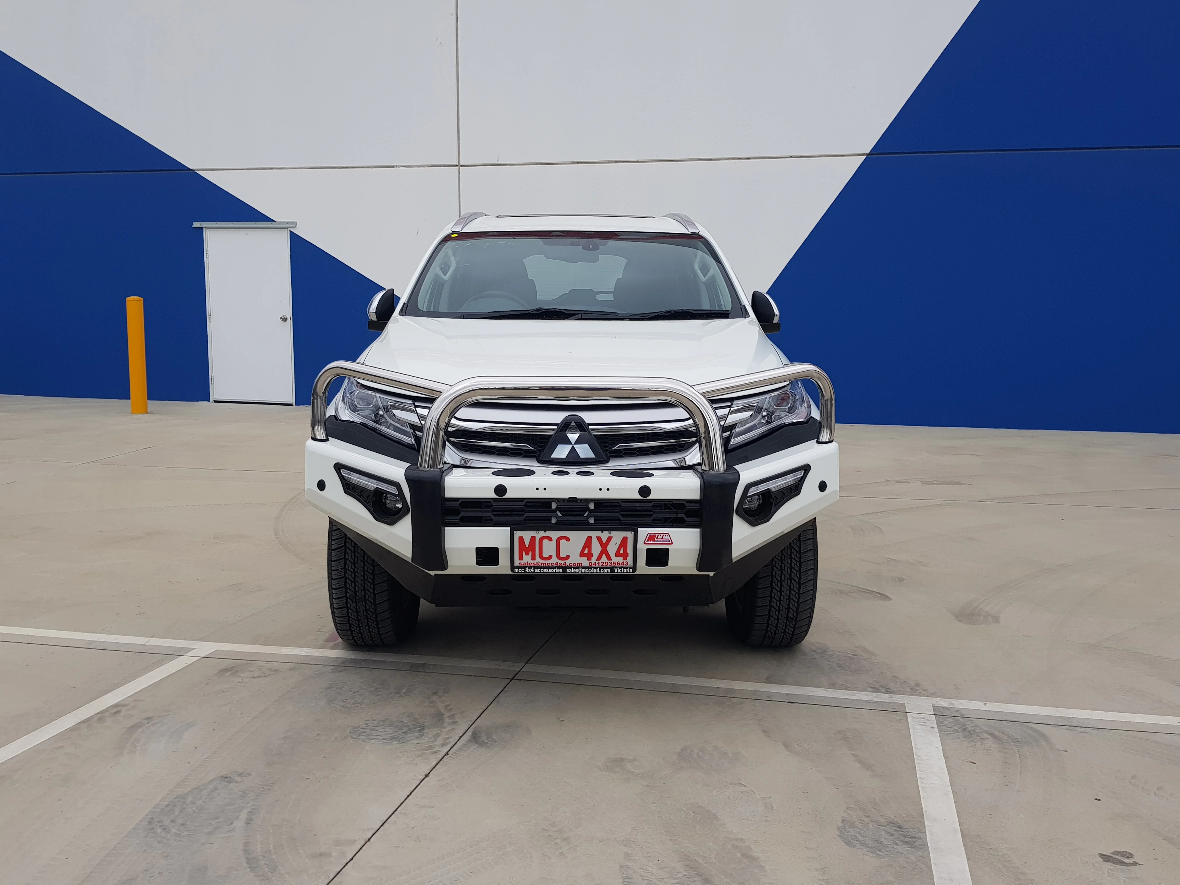 Pajero Sport QE 2015-2020 808-01 Phoenix Bull Bar Triple Stainless Loops Package - SKU MCC-02010-801 - Image 2