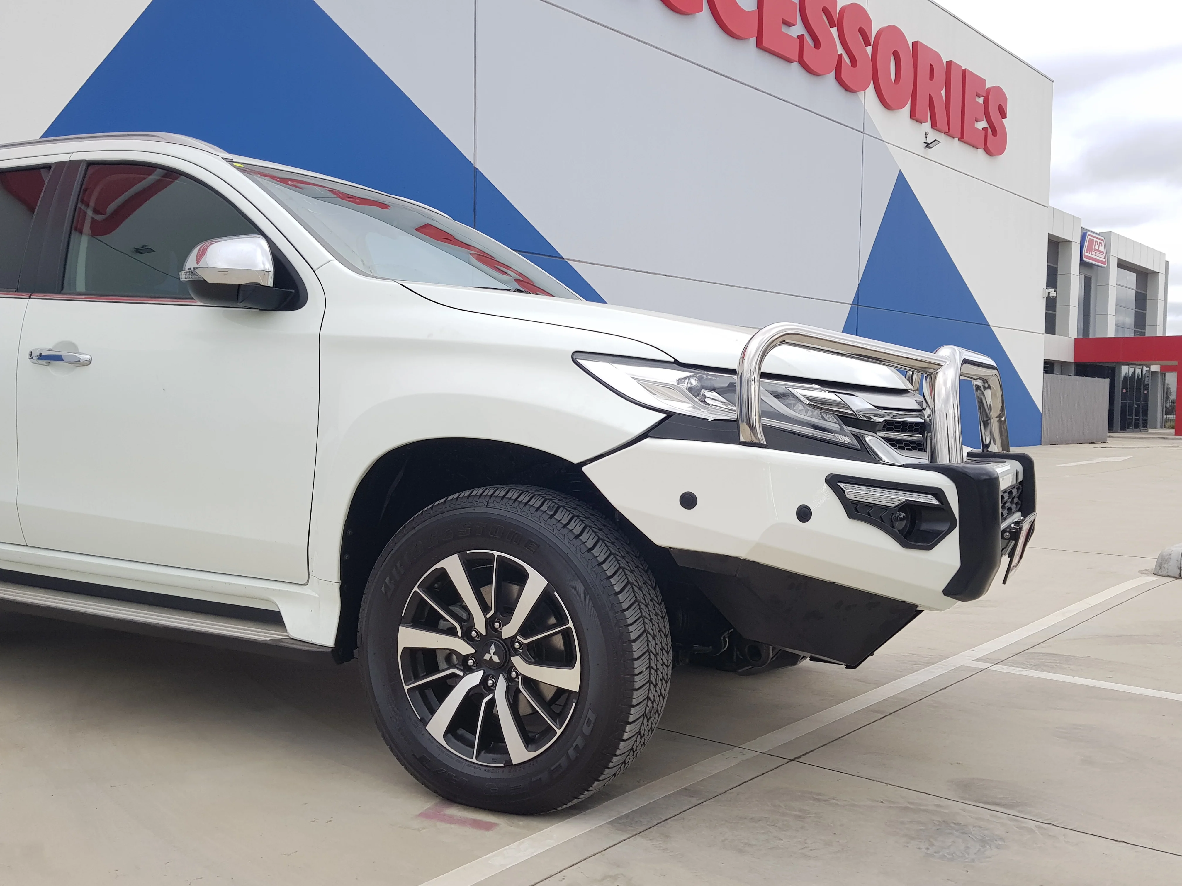 Pajero Sport QE 2015-2020 808-01 Phoenix Bull Bar Triple Stainless Loops Package - SKU MCC-02010-801 - Image 5