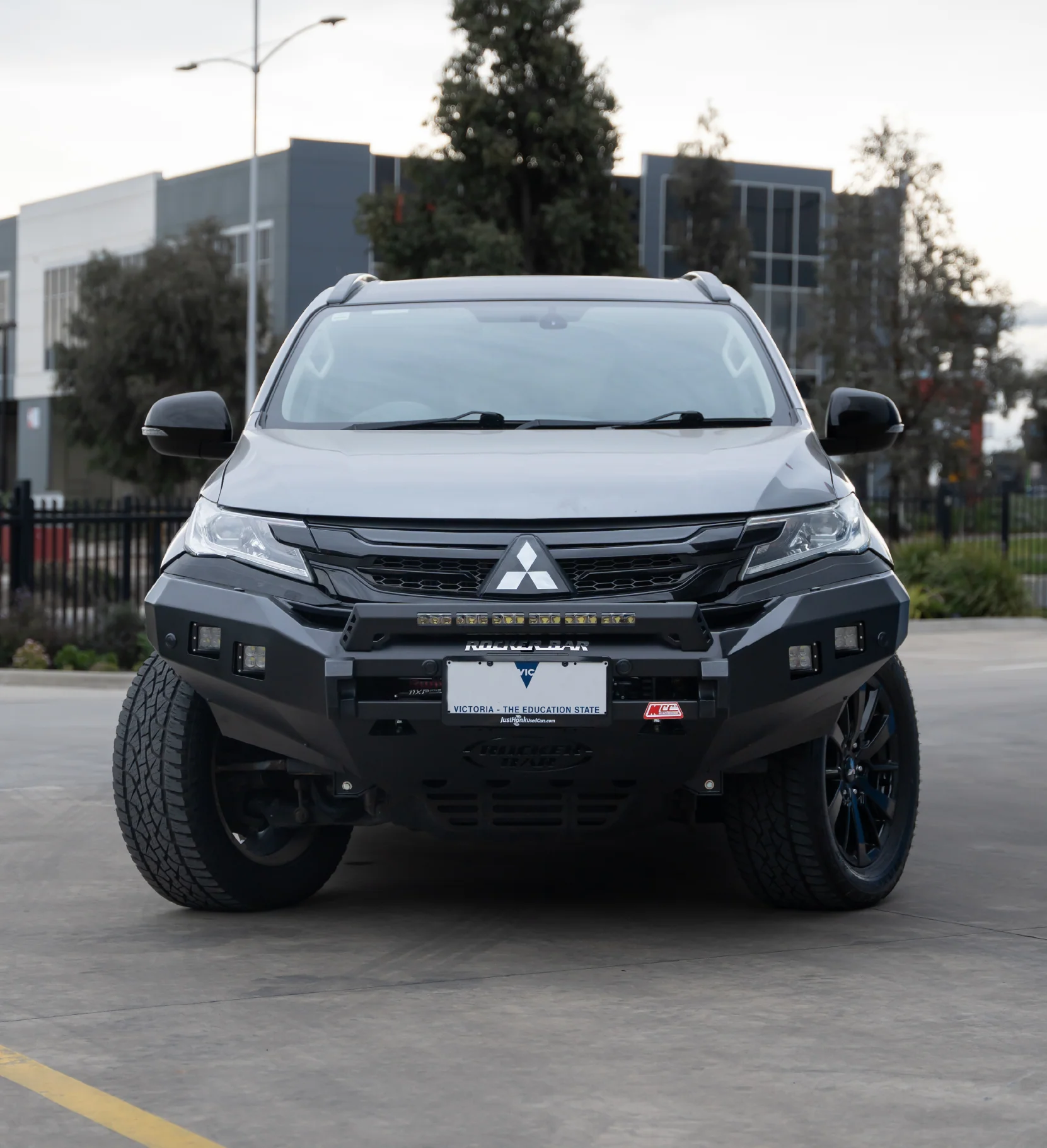 Pajero Sport QE 2015-2020 078-01SQL Rocker Bull Bar Single Low Loop Package - SKU MCC-02010-7801SQL - Image 3