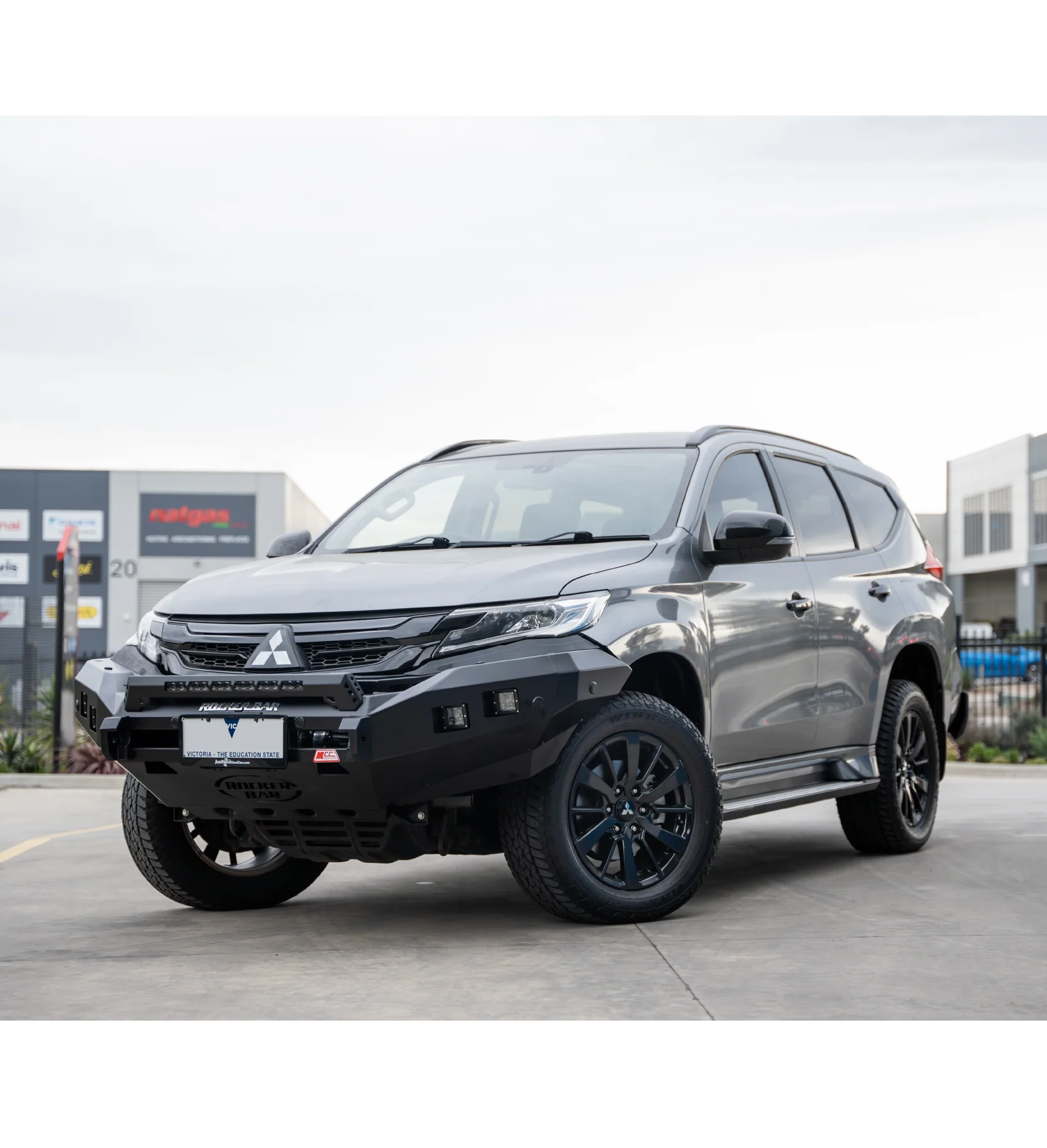 Pajero Sport QE 2015-2020 078-01SQL Rocker Bull Bar Single Low Loop Package - SKU MCC-02010-7801SQL - Image 6