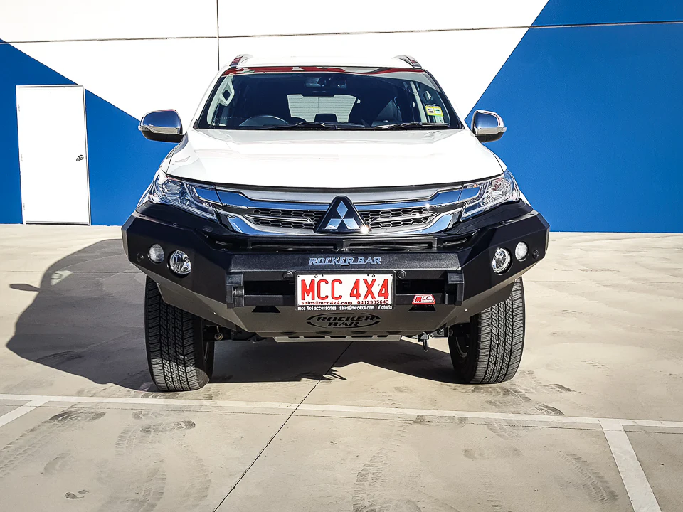 Pajero Sport QE 2015-2020 078-01SQ Rocker Bull Bar No Loop Package - SKU MCC-02010-7801SQ - Image 2