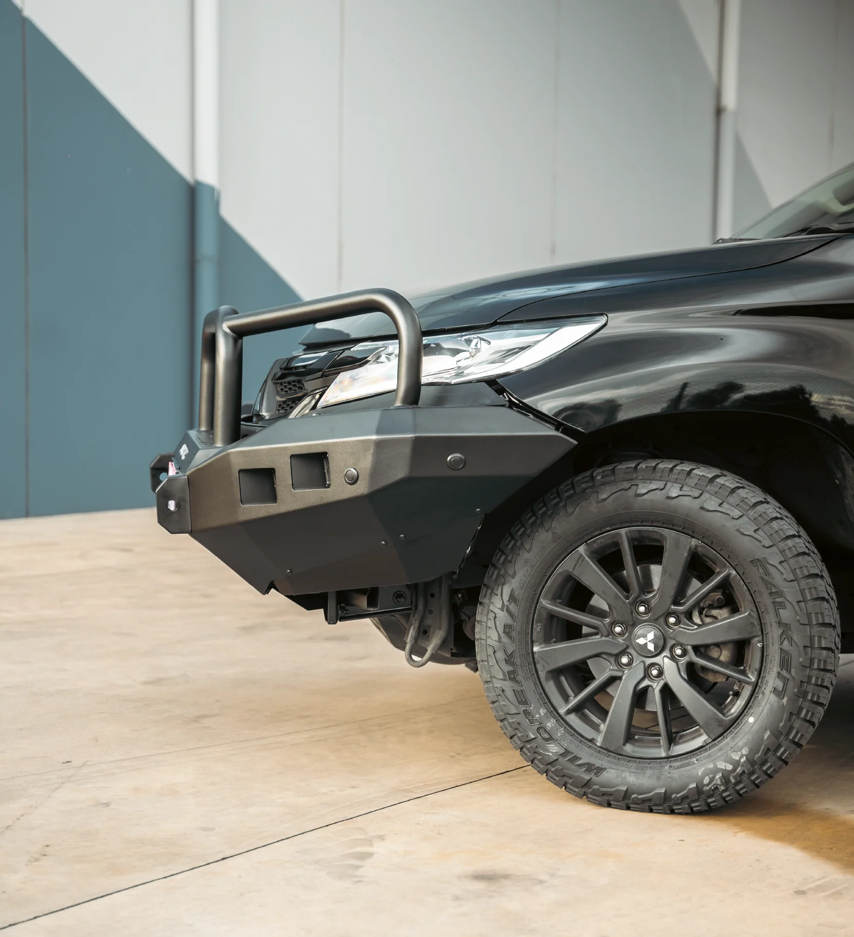 Pajero Sport QE 2015-2020 078-02SQ Rocker Bull Bar Triple Loops Package - SKU MCC-02010-7802SQ - Image 10