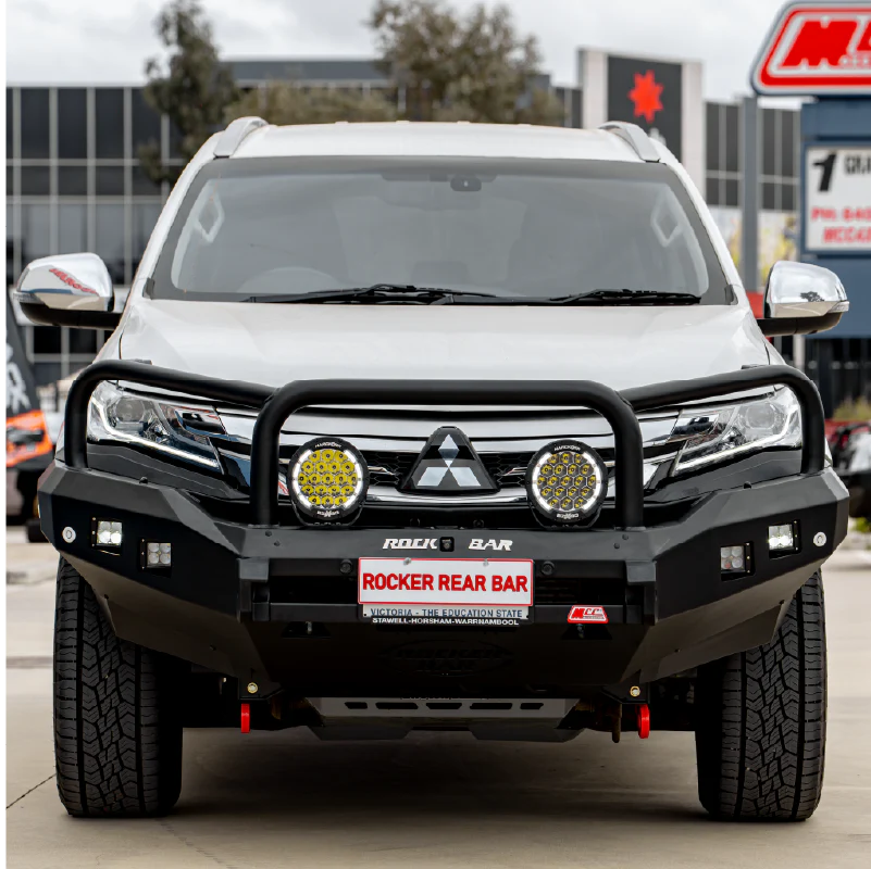 Pajero Sport QE 2015-2020 078-02SQ Rocker Bull Bar Triple Loops Package - SKU MCC-02010-7802SQ - Image 3