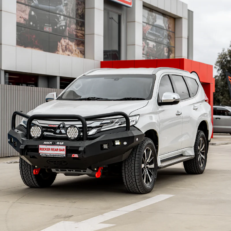 Pajero Sport QE 2015-2020 078-02SQ Rocker Bull Bar Triple Loops Package - SKU MCC-02010-7802SQ - Image 4
