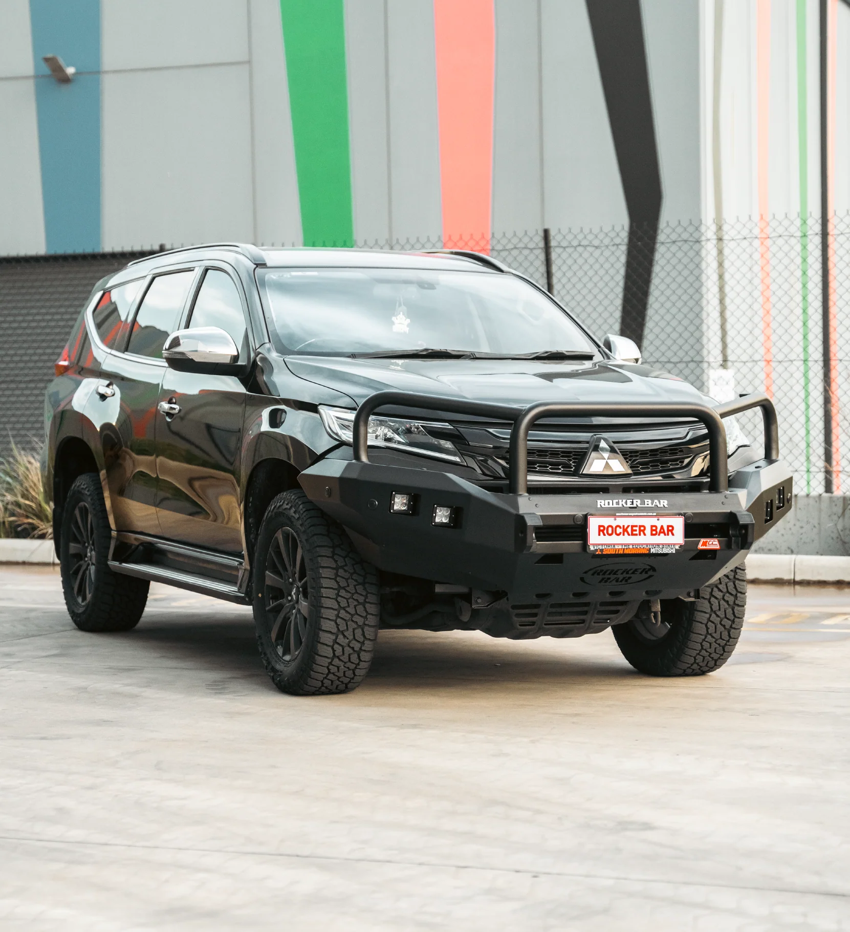 Pajero Sport QE 2015-2020 078-02SQ Rocker Bull Bar Triple Loops Package - SKU MCC-02010-7802SQ - Image 7