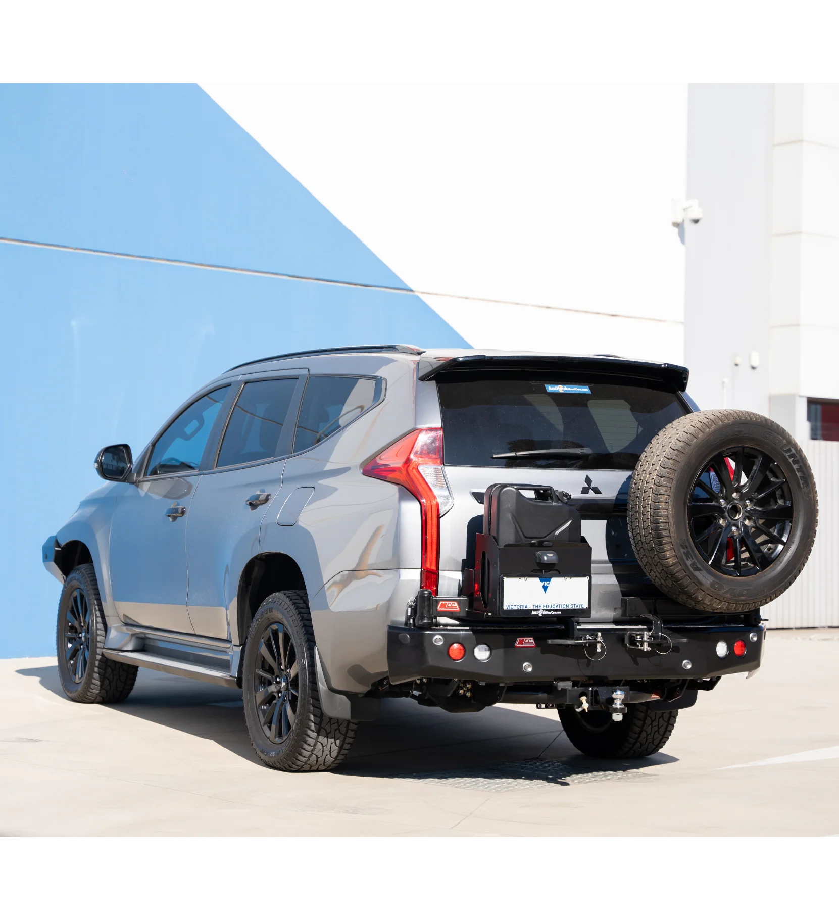 Pajero Sport QE 2015-2020 022-02 Rear Wheel Carrier Single Jerry Can Holder Package - SKU MCC-02010-202PK2 - Image 4