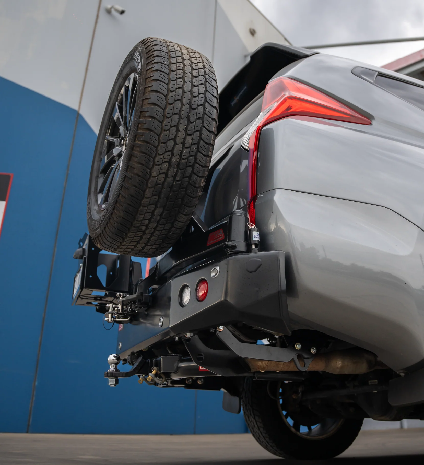 Pajero Sport QE 2015-2020 022-02 Rear Wheel Carrier Single Jerry Can Holder Package - SKU MCC-02010-202PK2 - Image 5
