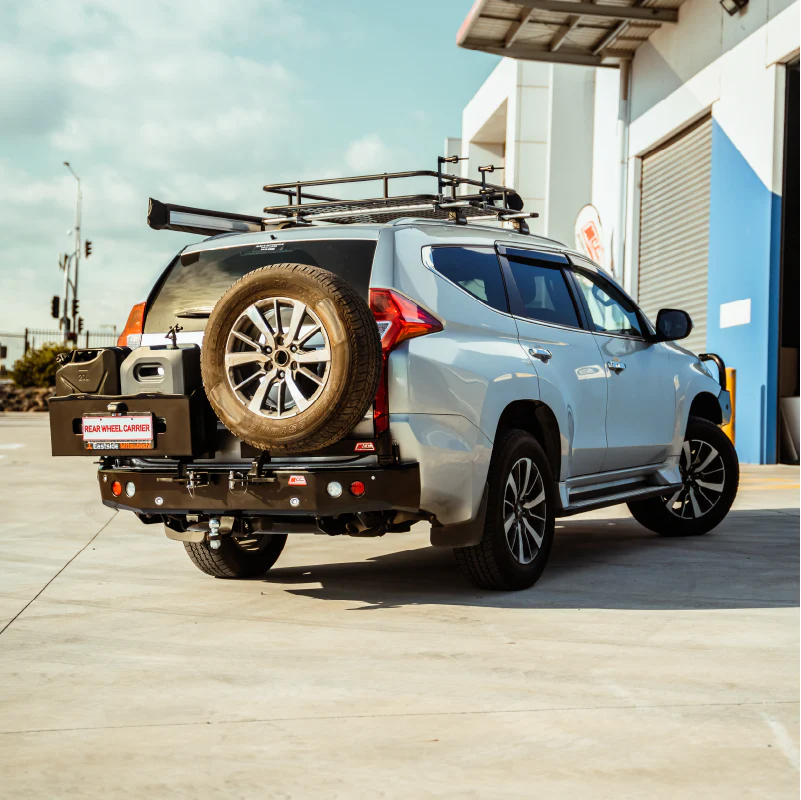 Pajero Sport QE 2015-2020 022-02 Rear Wheel Carrier Double Jerry Can Holder Package - SKU MCC-02010-202PK3 - Image 2