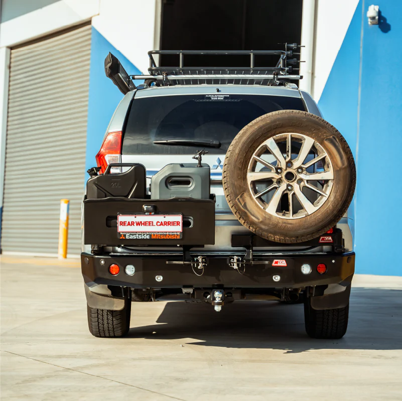 Pajero Sport QE 2015-2020 022-02 Rear Wheel Carrier Double Jerry Can Holder Package - SKU MCC-02010-202PK3 - Image 3