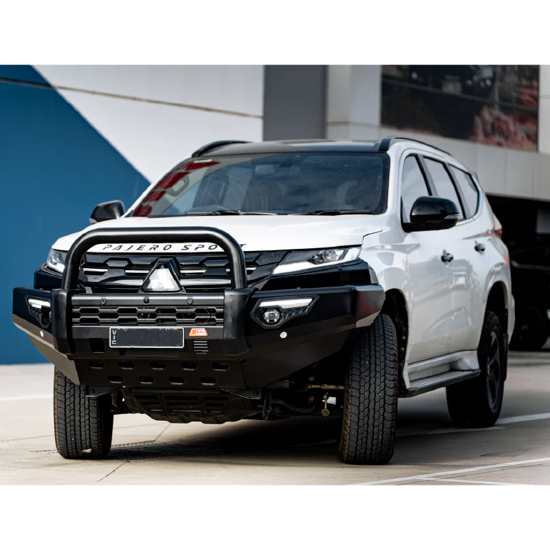 Pajero Sport QF QG 2020-On 808-01 Phoenix Bull Bar Single Black Loop Package - SKU MCC-02012-801SBL - Image 2