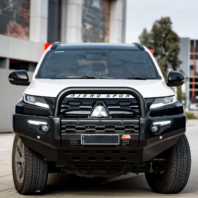Pajero Sport QF QG 2020-On 808-01 Phoenix Bull Bar Single Black Loop Package - SKU MCC-02012-801SBL - Image 3