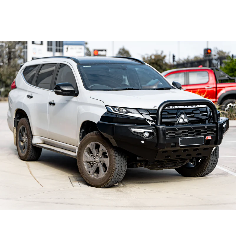 Pajero Sport QF QG 2020-On 808-01 Phoenix Bull Bar Single Black Loop Package - SKU MCC-02012-801SBL - Image 4