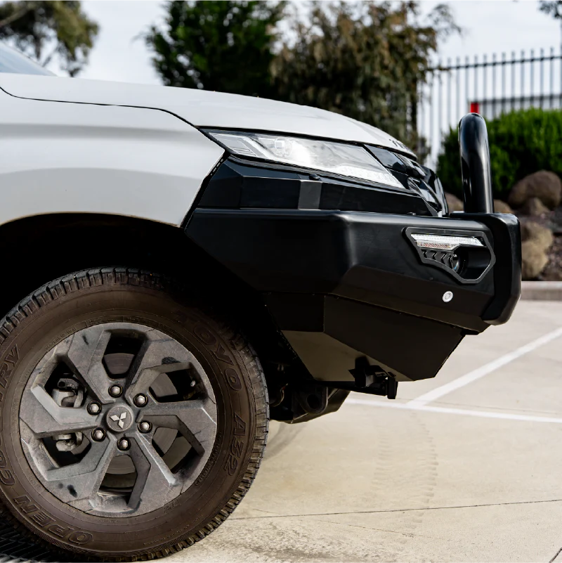 Pajero Sport QF QG 2020-On 808-01 Phoenix Bull Bar Single Black Loop Package - SKU MCC-02012-801SBL - Image 5